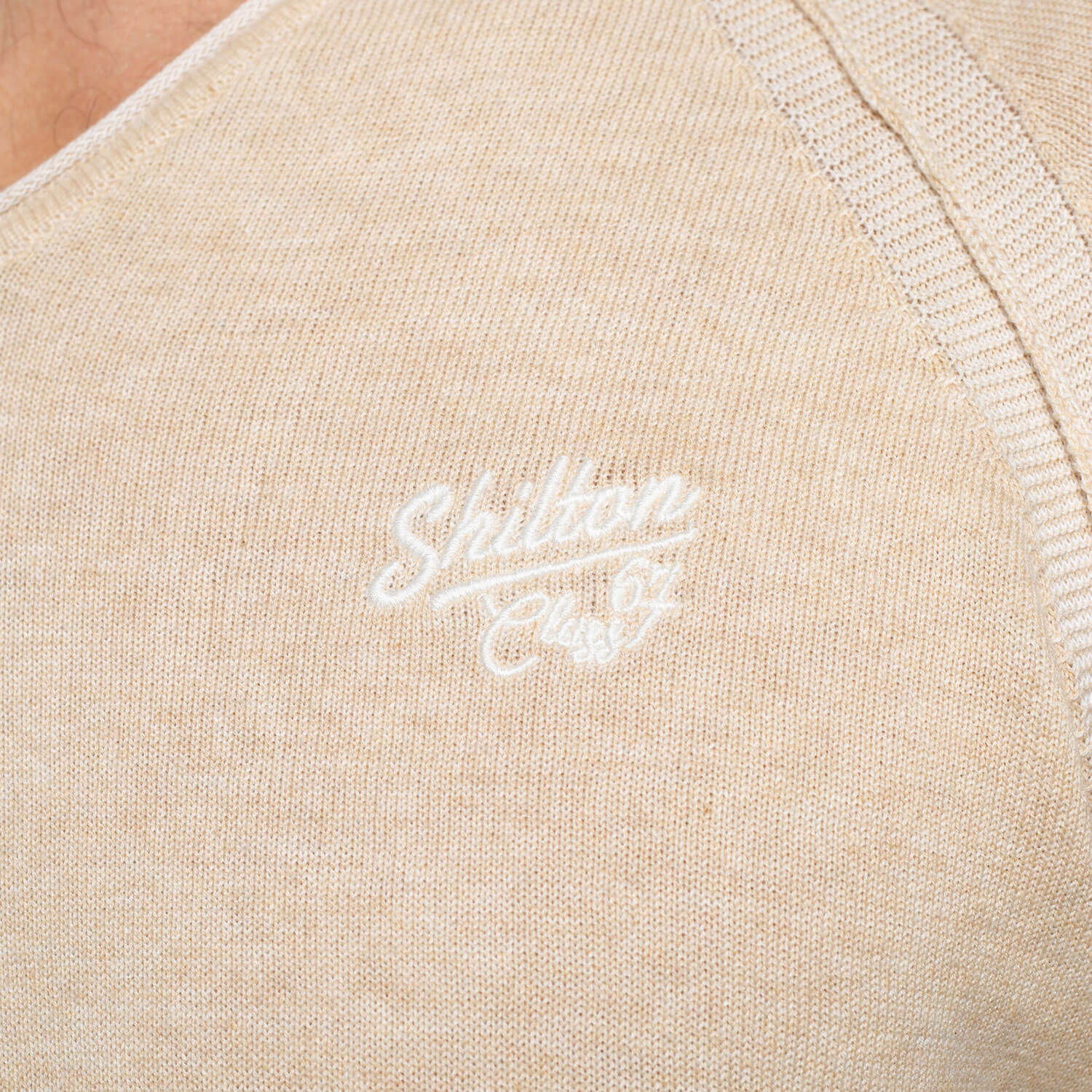 Raglan V-neck sweater