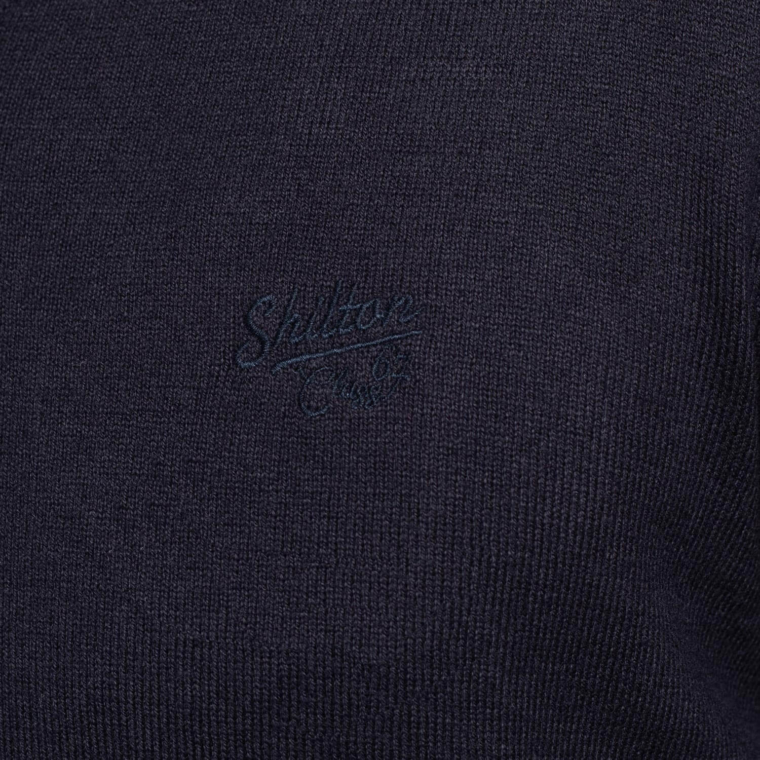 Cashmere cotton v-neck sweater
