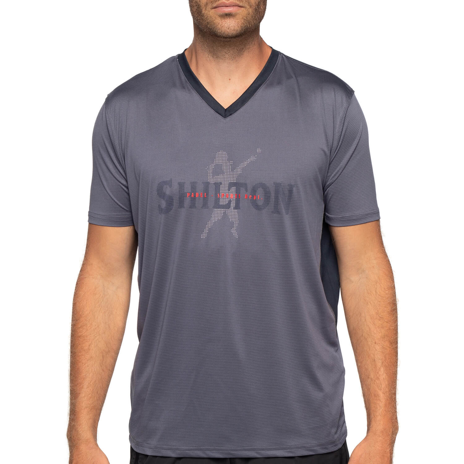 Padel players T-shirt Grey - Shilton