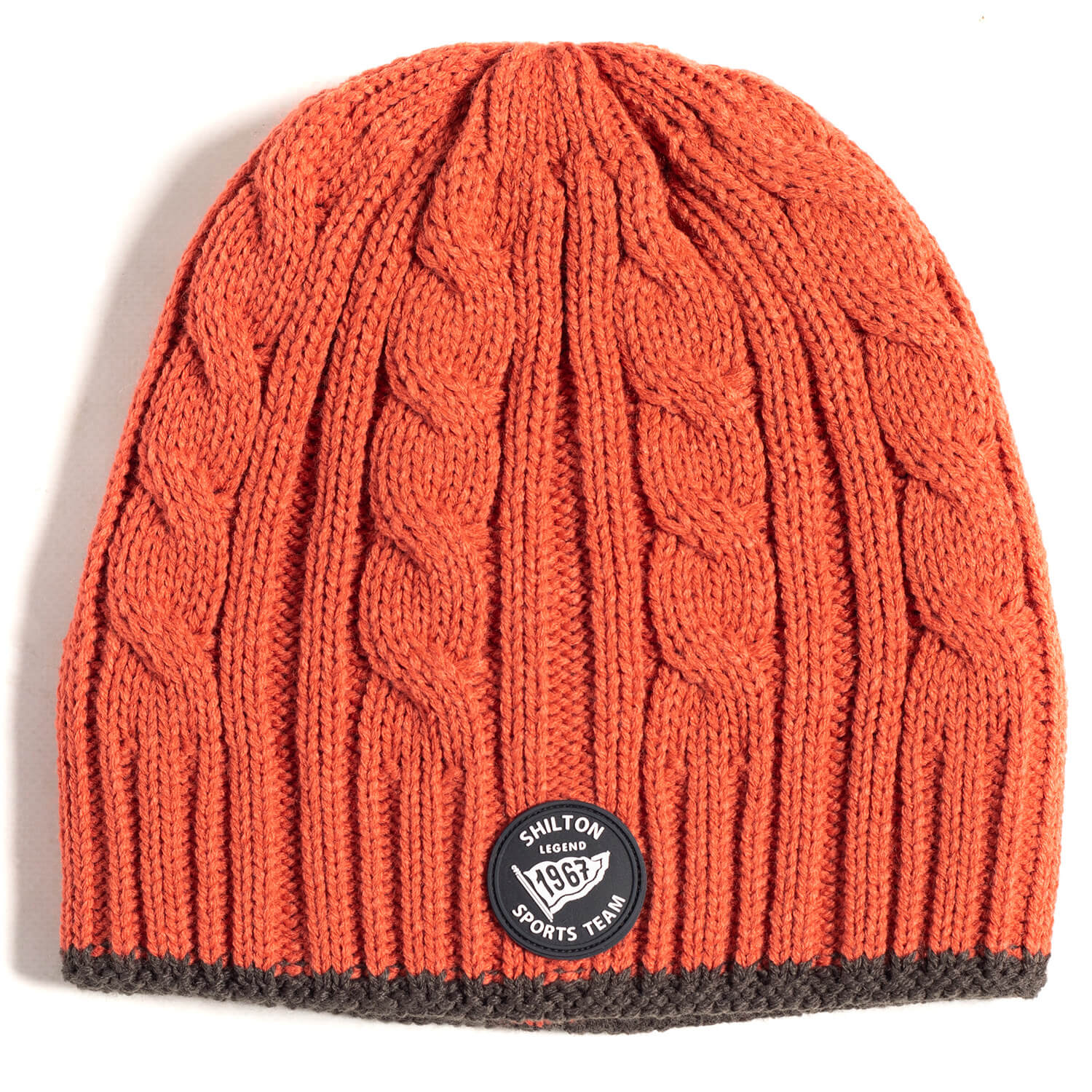 Orange Twisted Beanie - Shilton