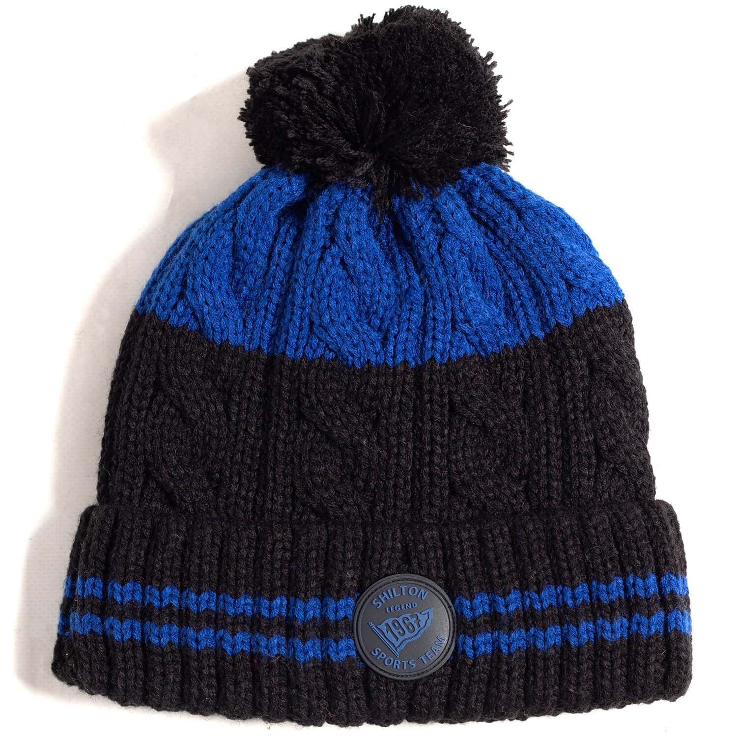 1967 Navy pompom hat - Shilton