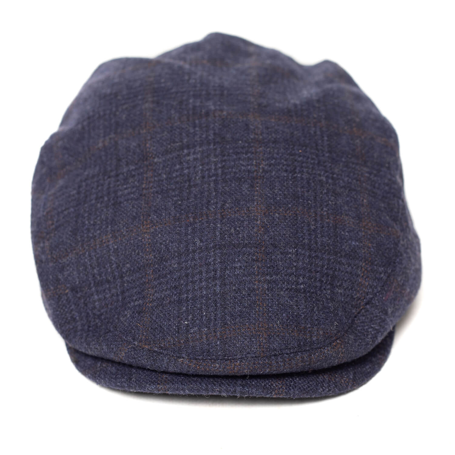 Navy plaid cushion - Shilton