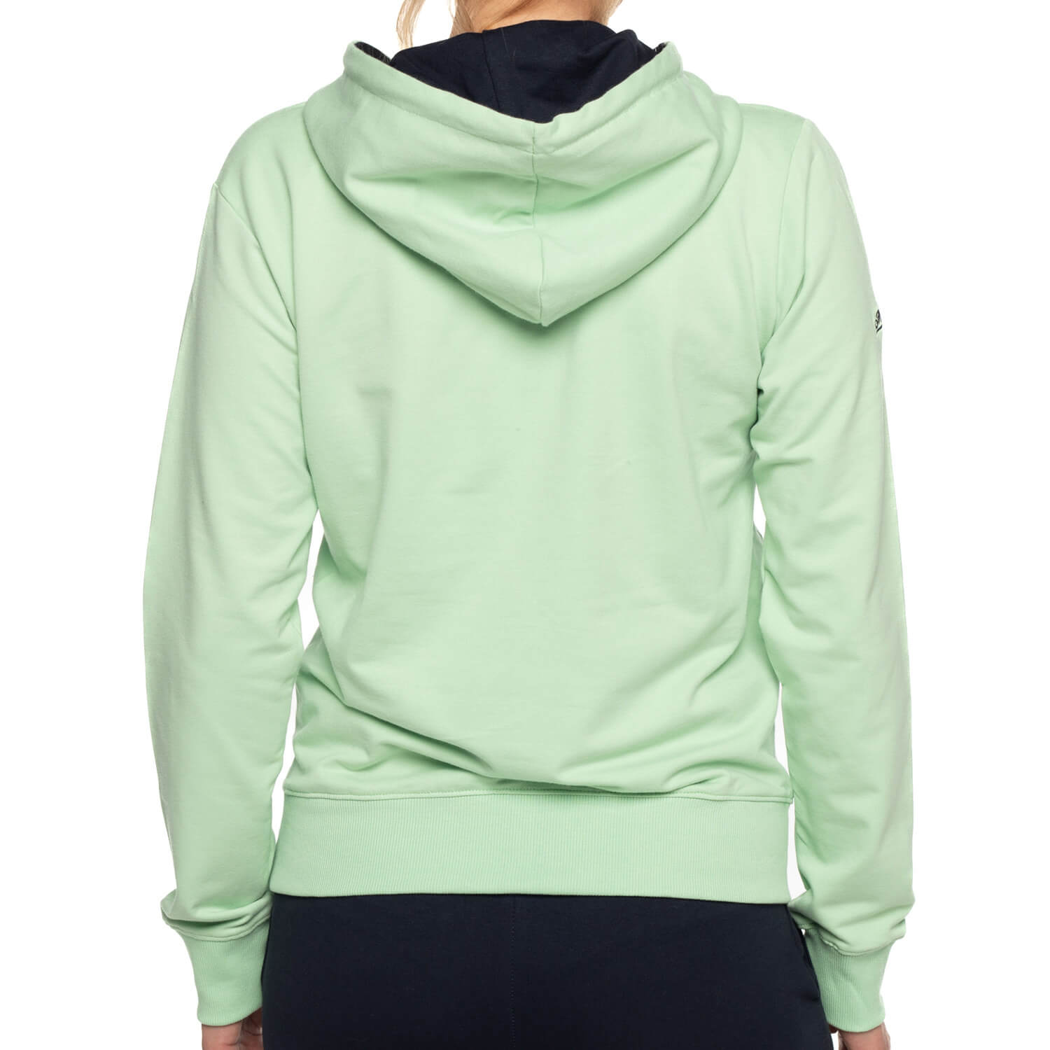Miss Green Hoodie - back view - Shilton