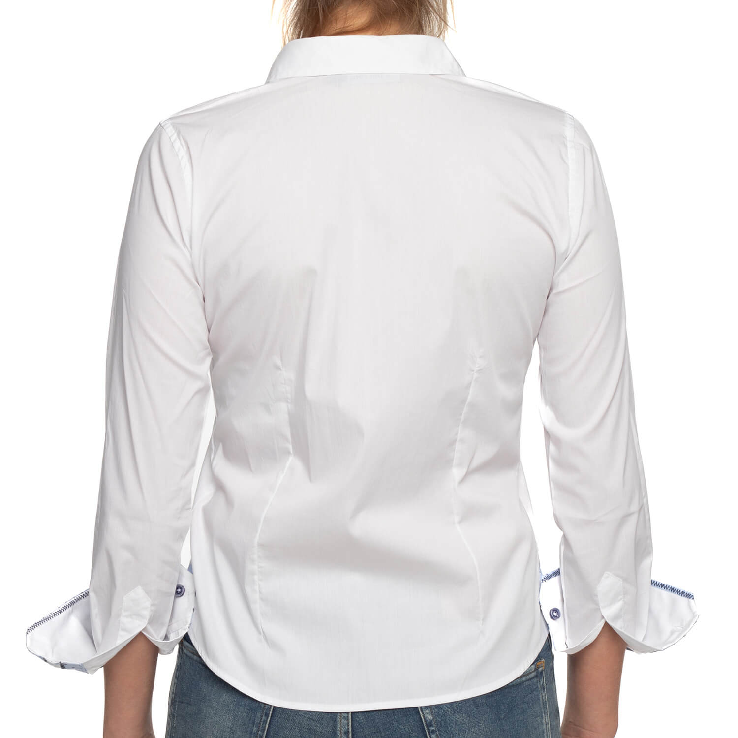 Club shirt miss White - back view - Shilton