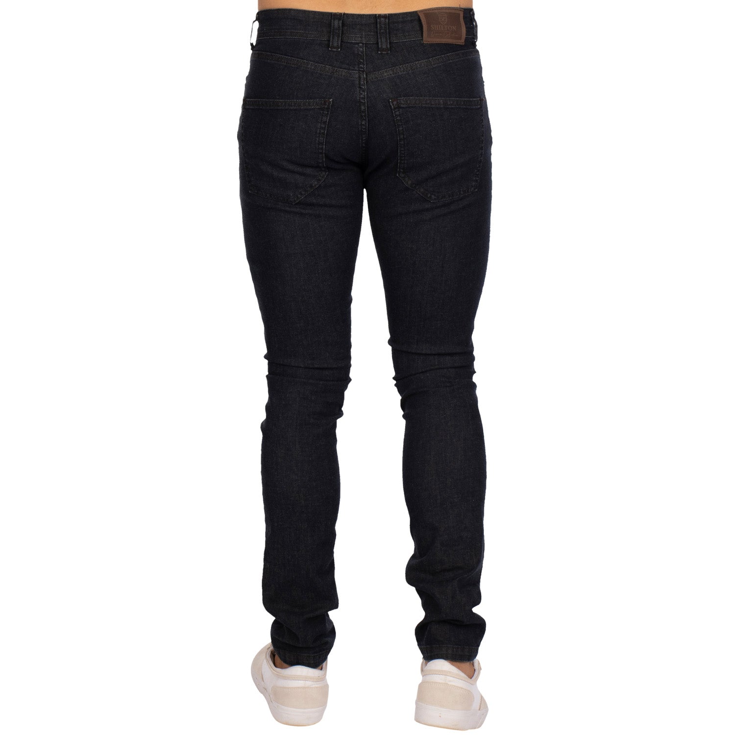 Raw crest skinny jeans - back view - Shilton