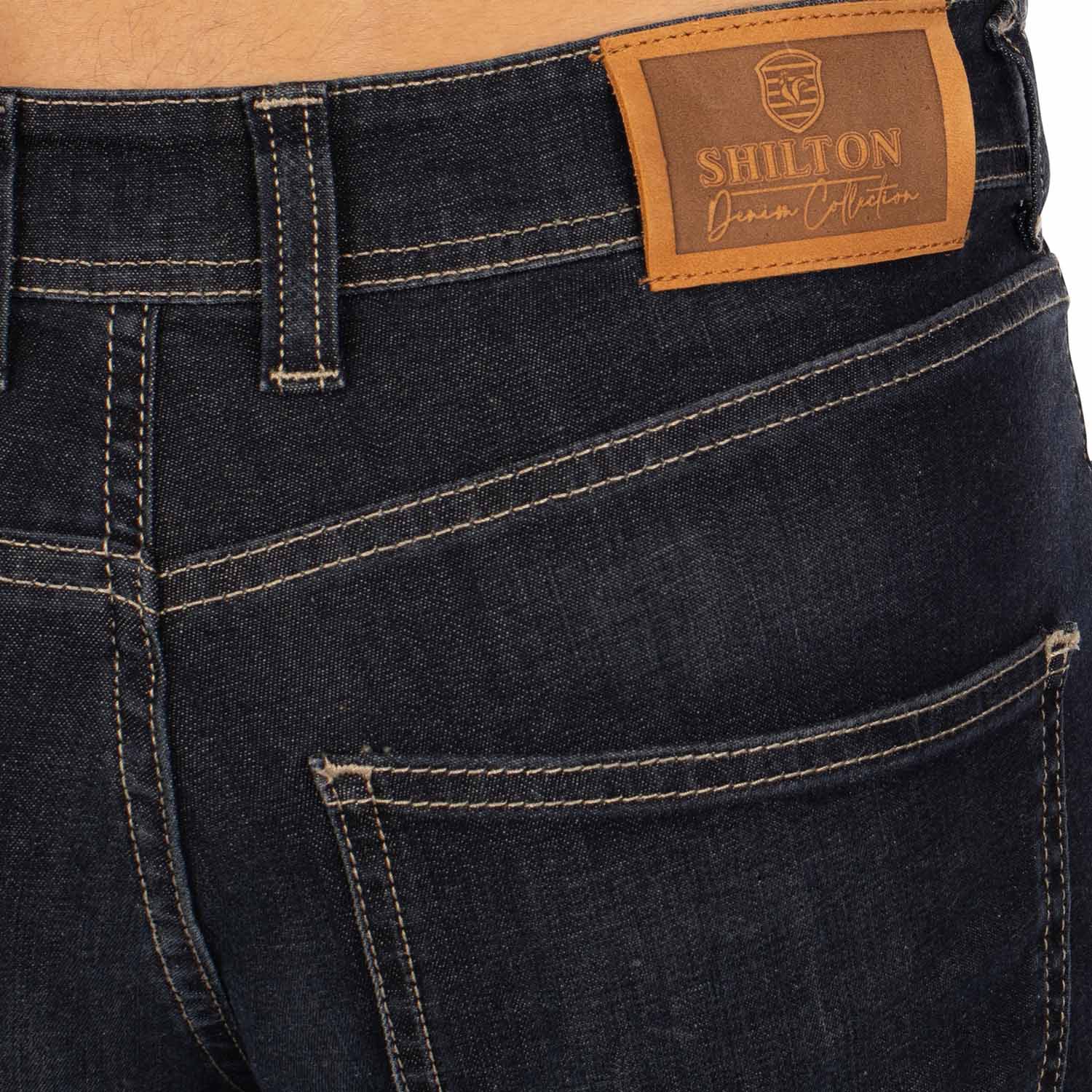 Skinny jeans with used crest