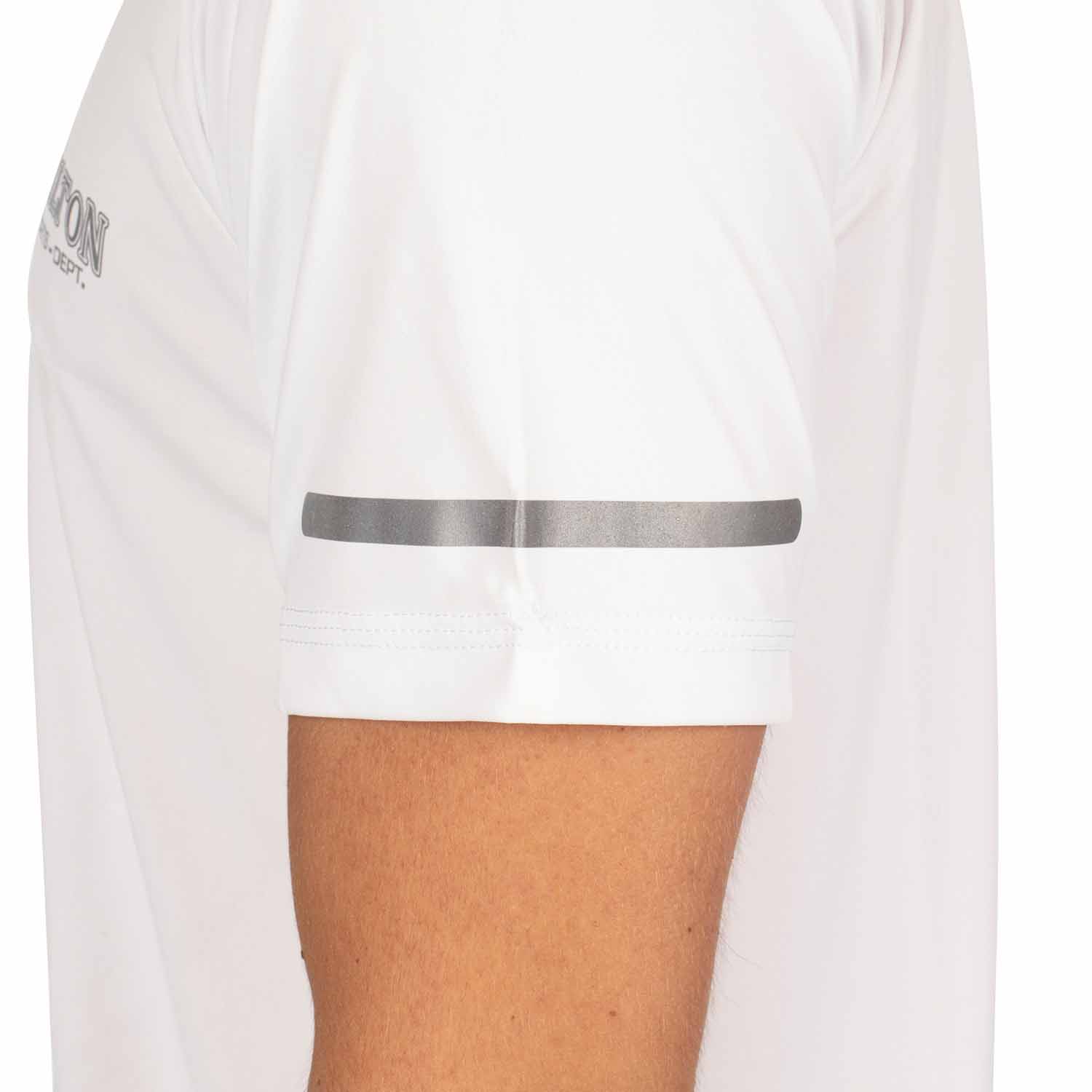 Zipped sports polo shirt