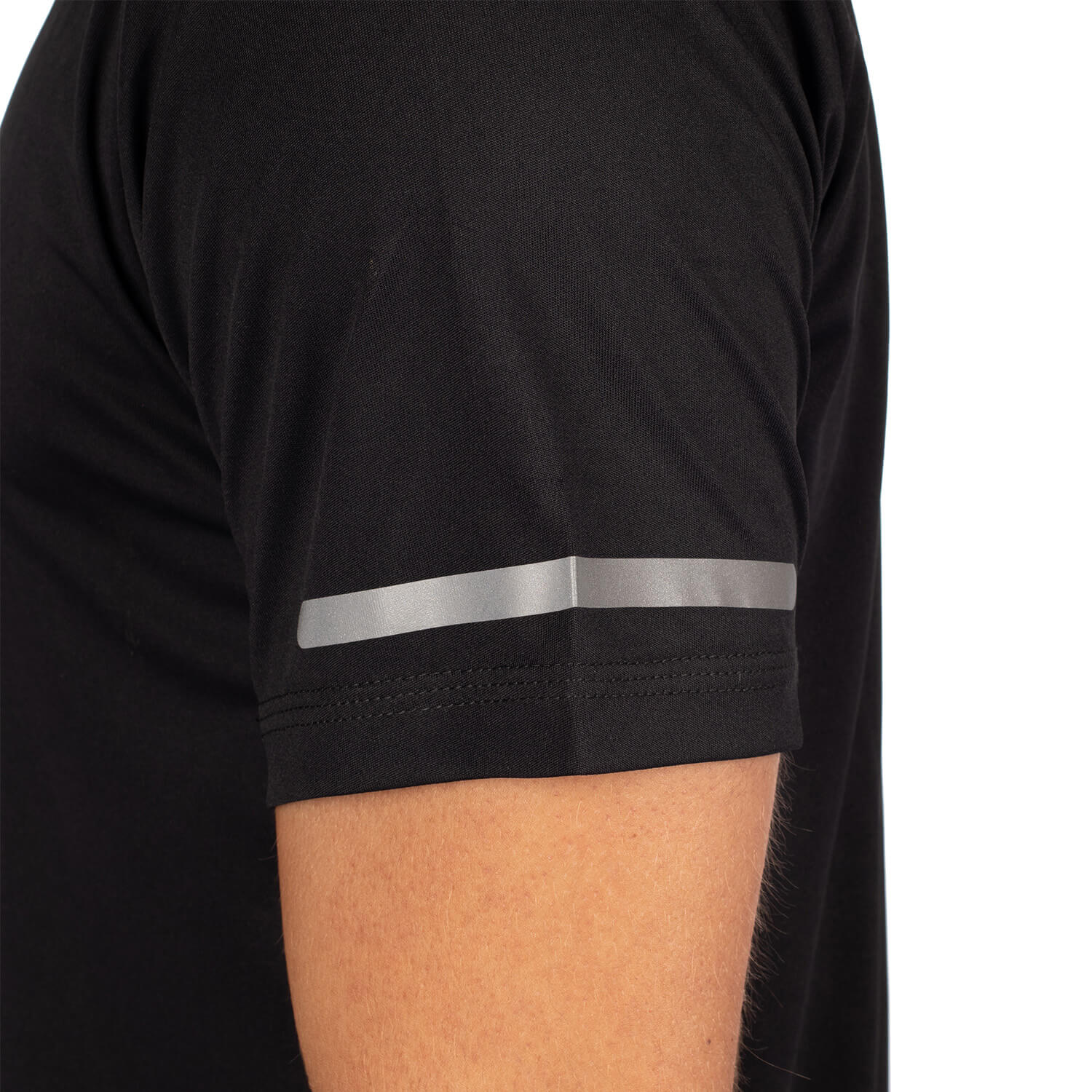 Zipped sports polo shirt