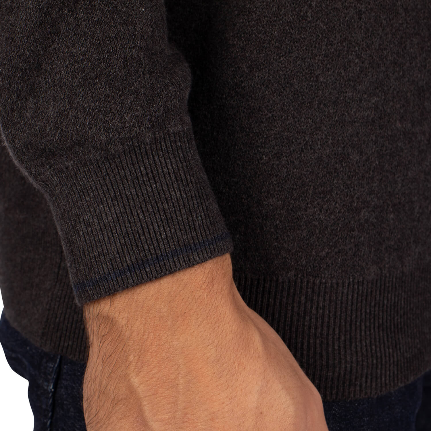 V-neck unity sweater