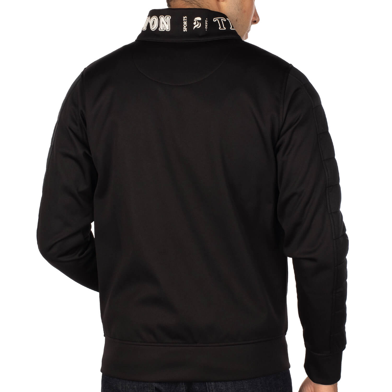 Black water-repellent vest - back view - Shilton