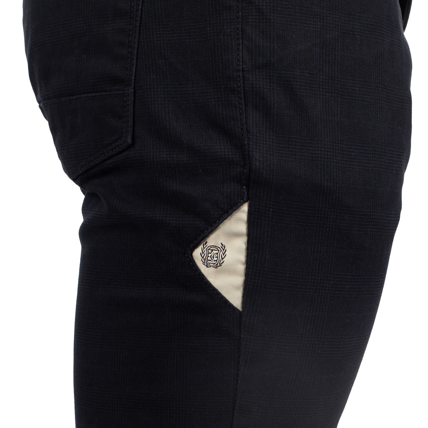 5-pocket tartan pants