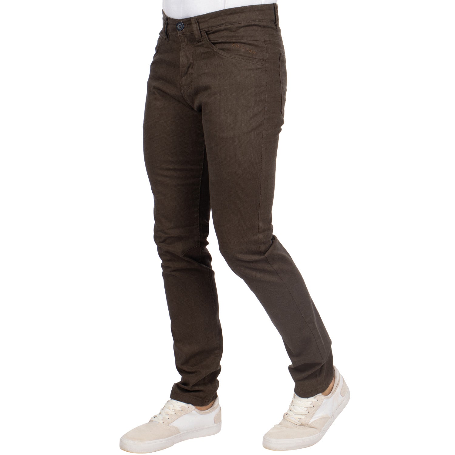 5-pocket tartan pants