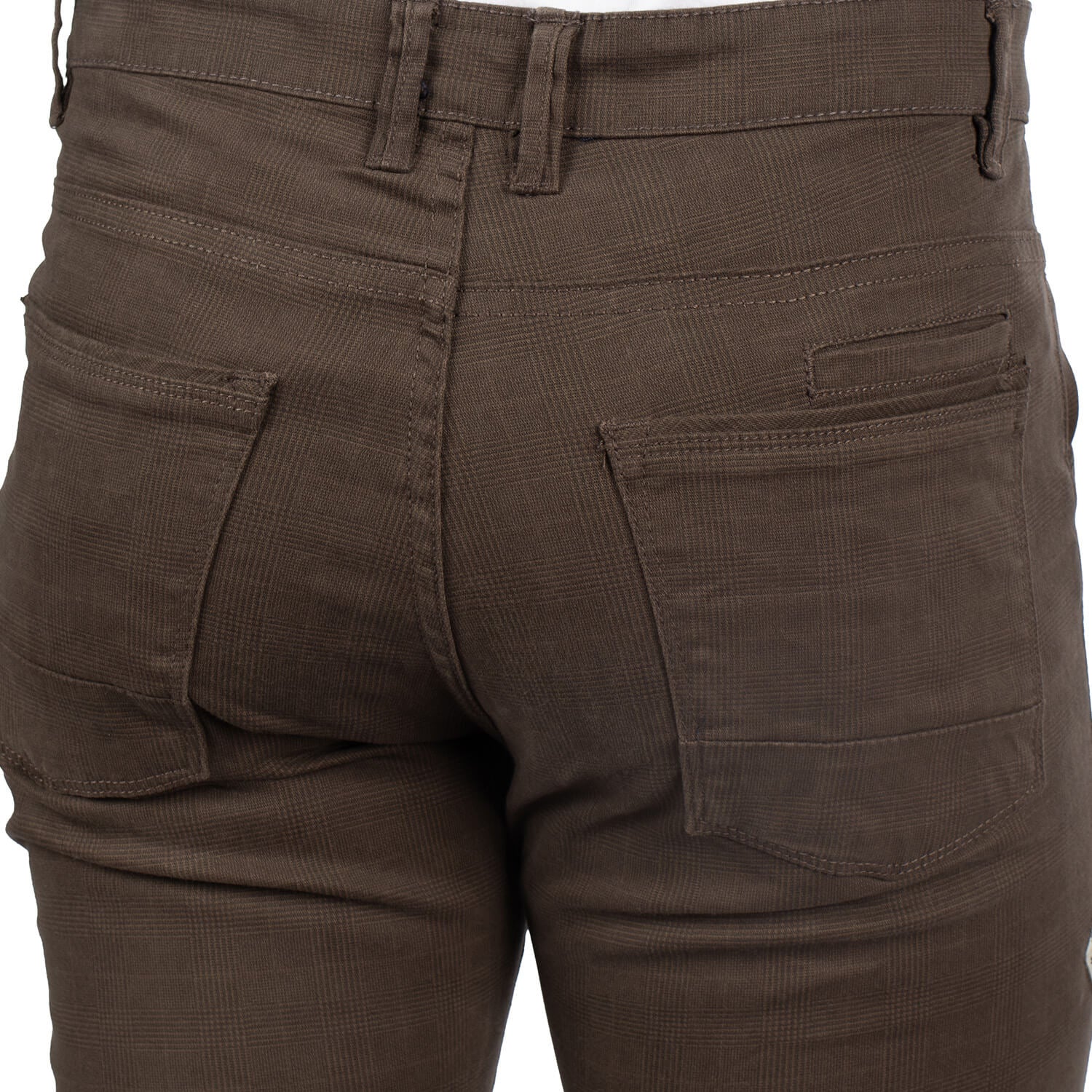 5-pocket tartan pants