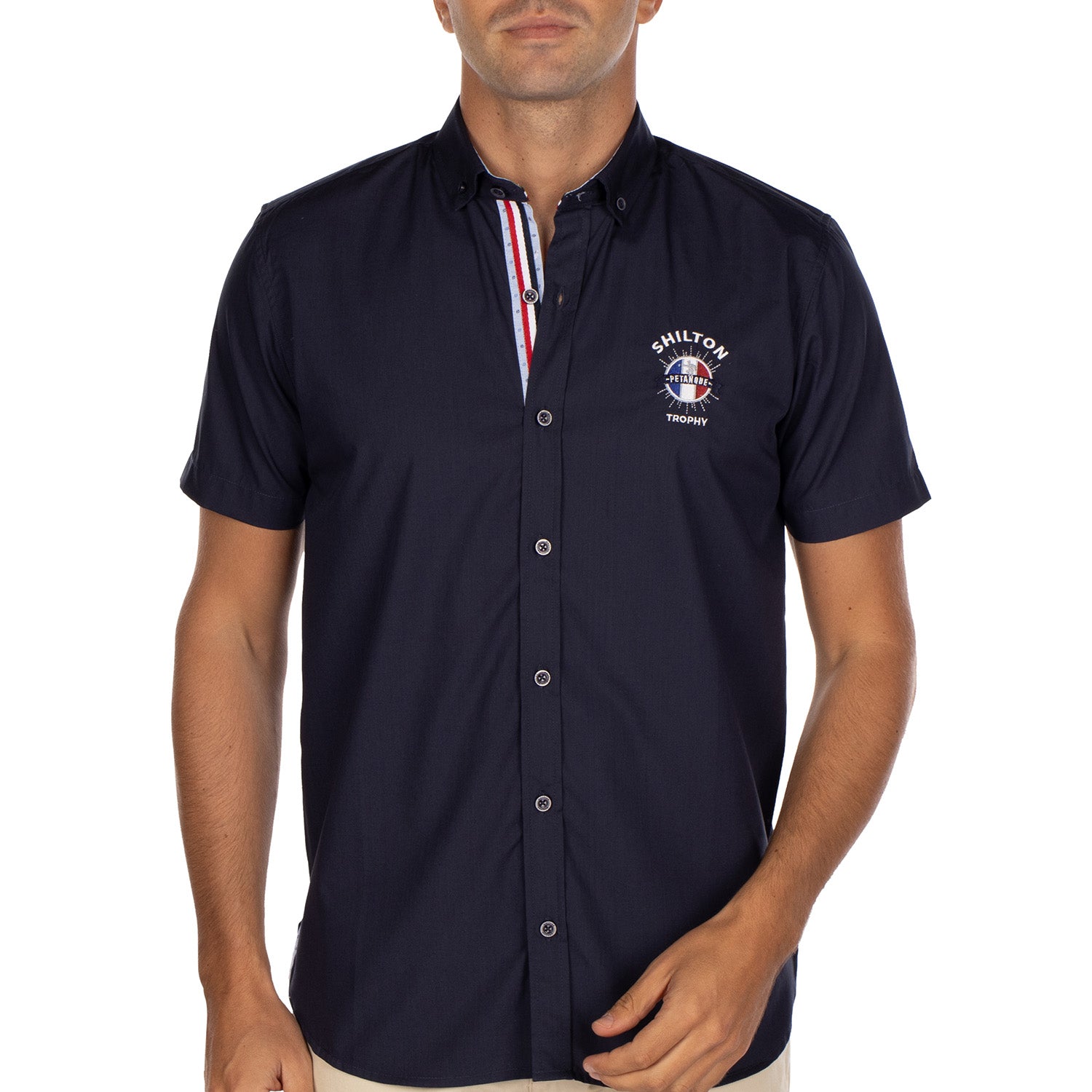 Petanque trophy Navy shirt - Shilton