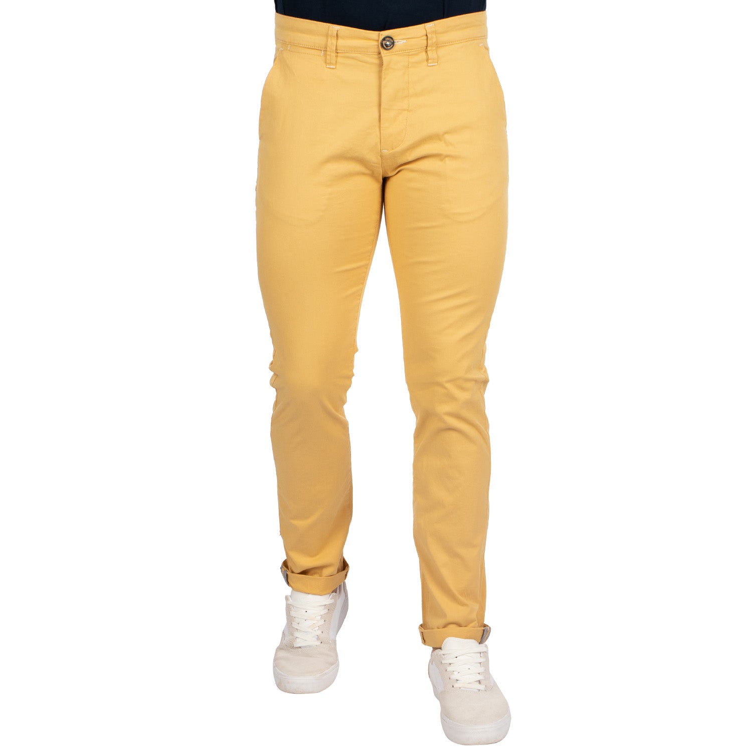 Mustard stretch chino pants - Shilton