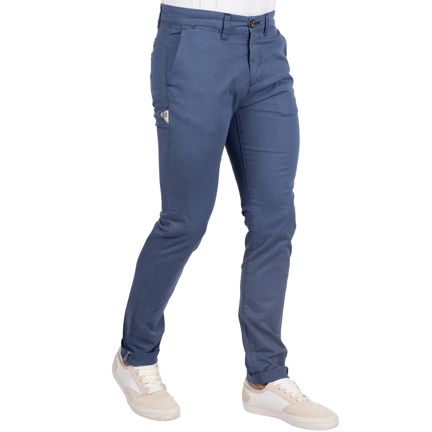 Blue stretch chino pants - Shilton