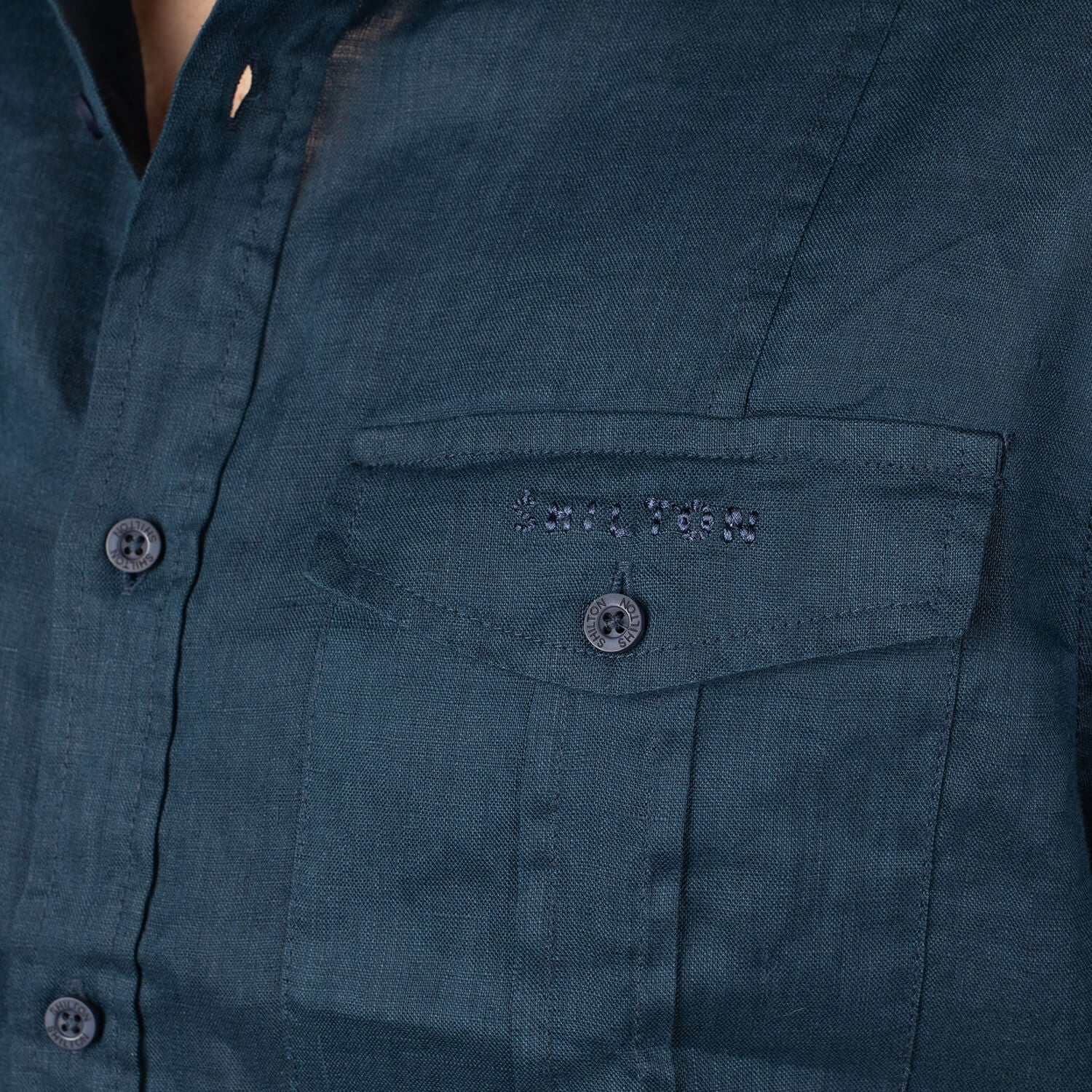 Linen rugby shirt