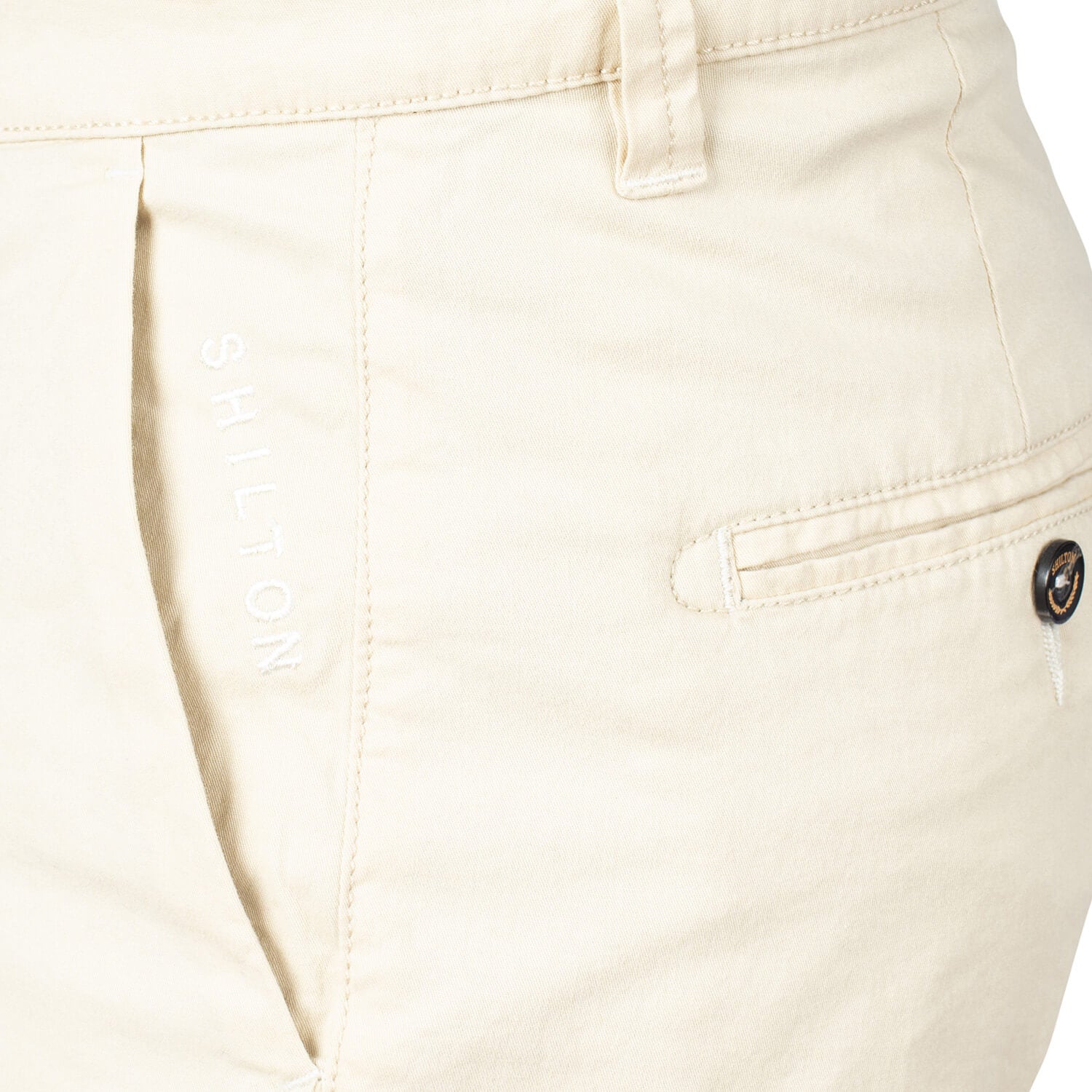 Plain chino shorts