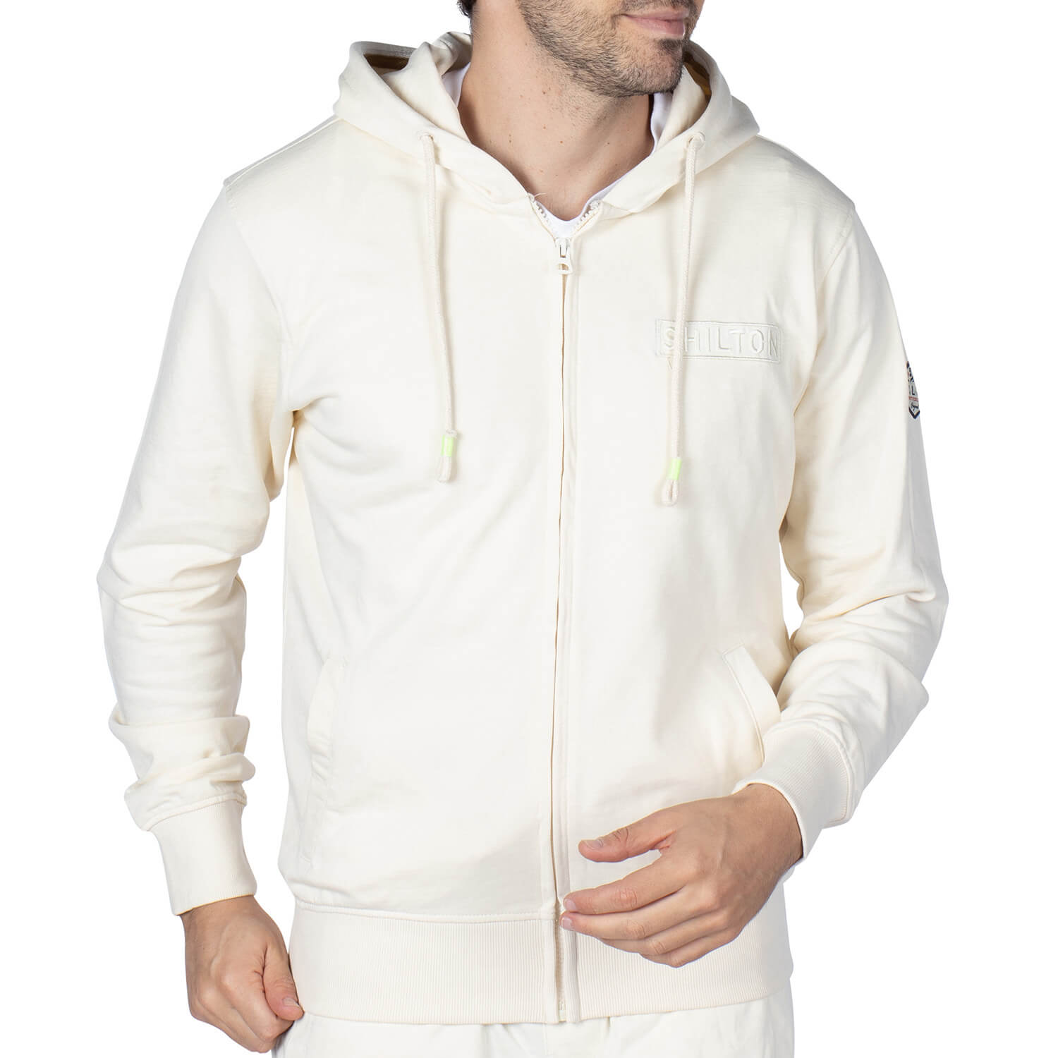 Authentic rugby hoodie Ecru - Shilton