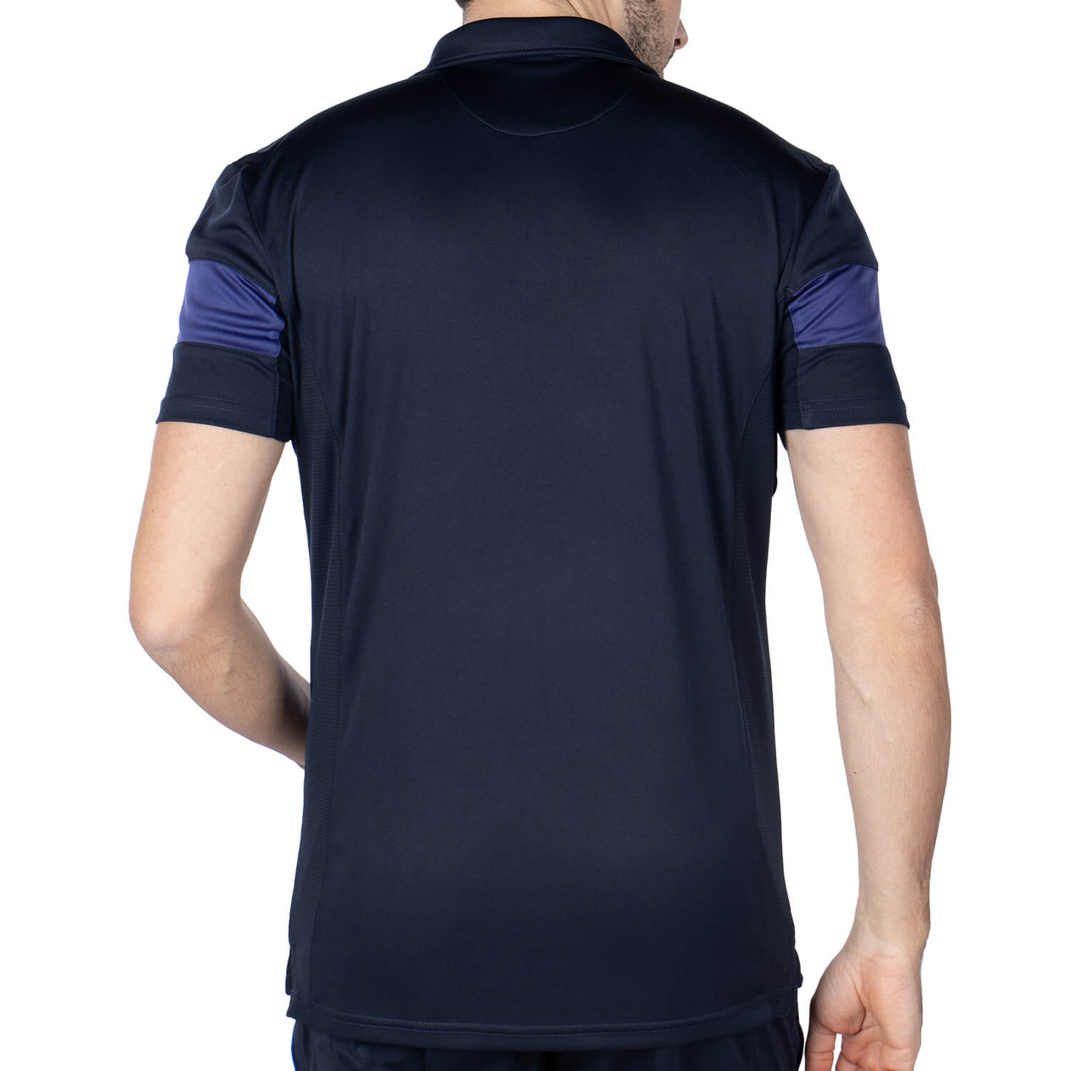 Polo sport french team Navy X Blue - back view - Shilton