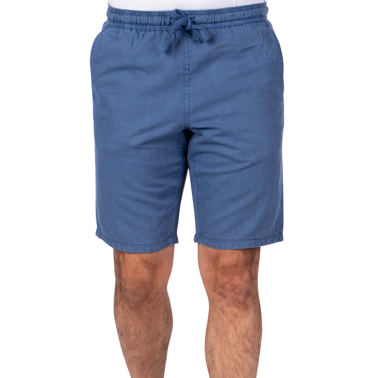 Blue linen Bermuda shorts - Shilton