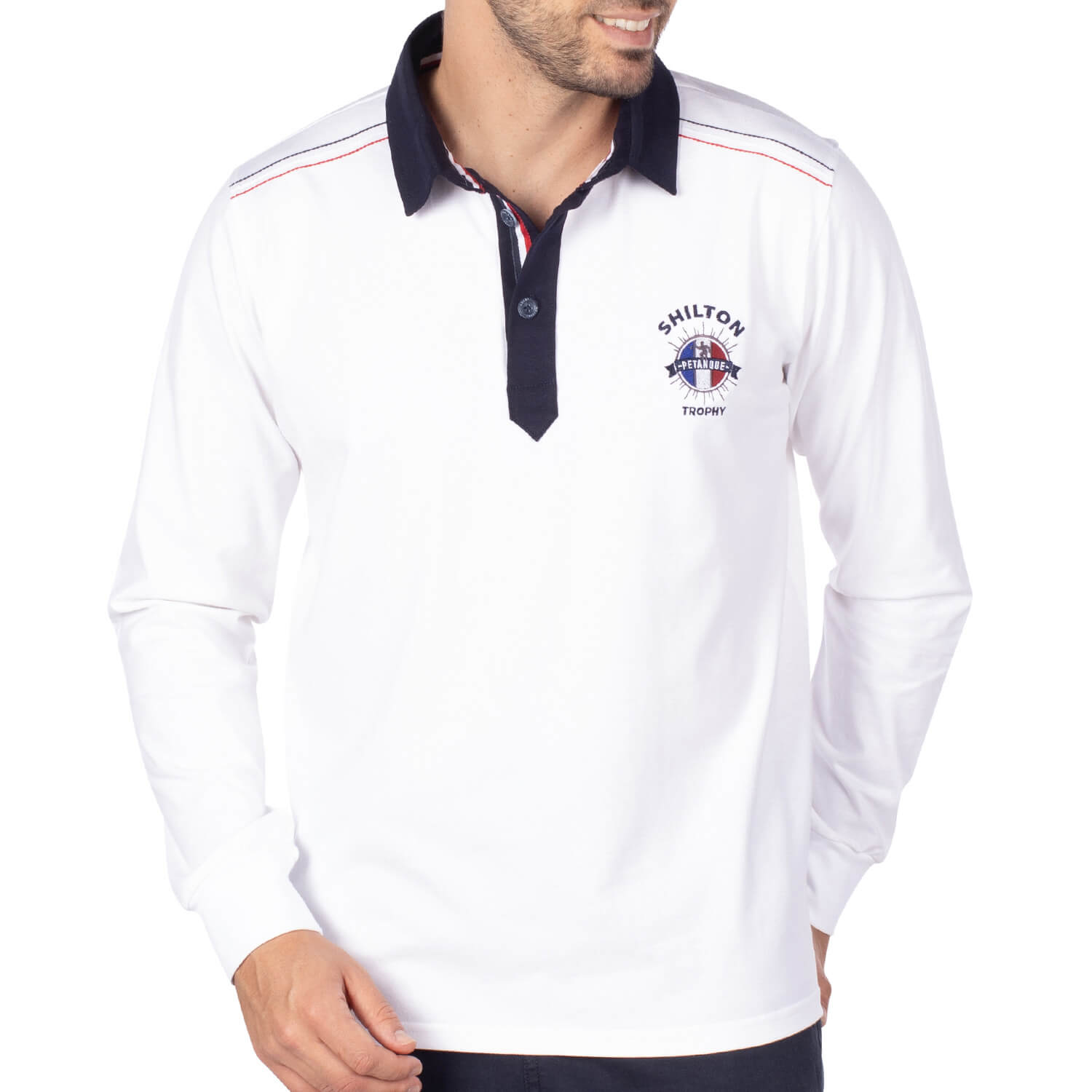 Polo masters de pétanque White - Shilton