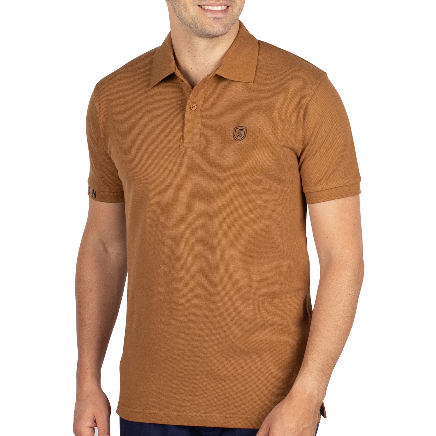 Basic pique polo shirt