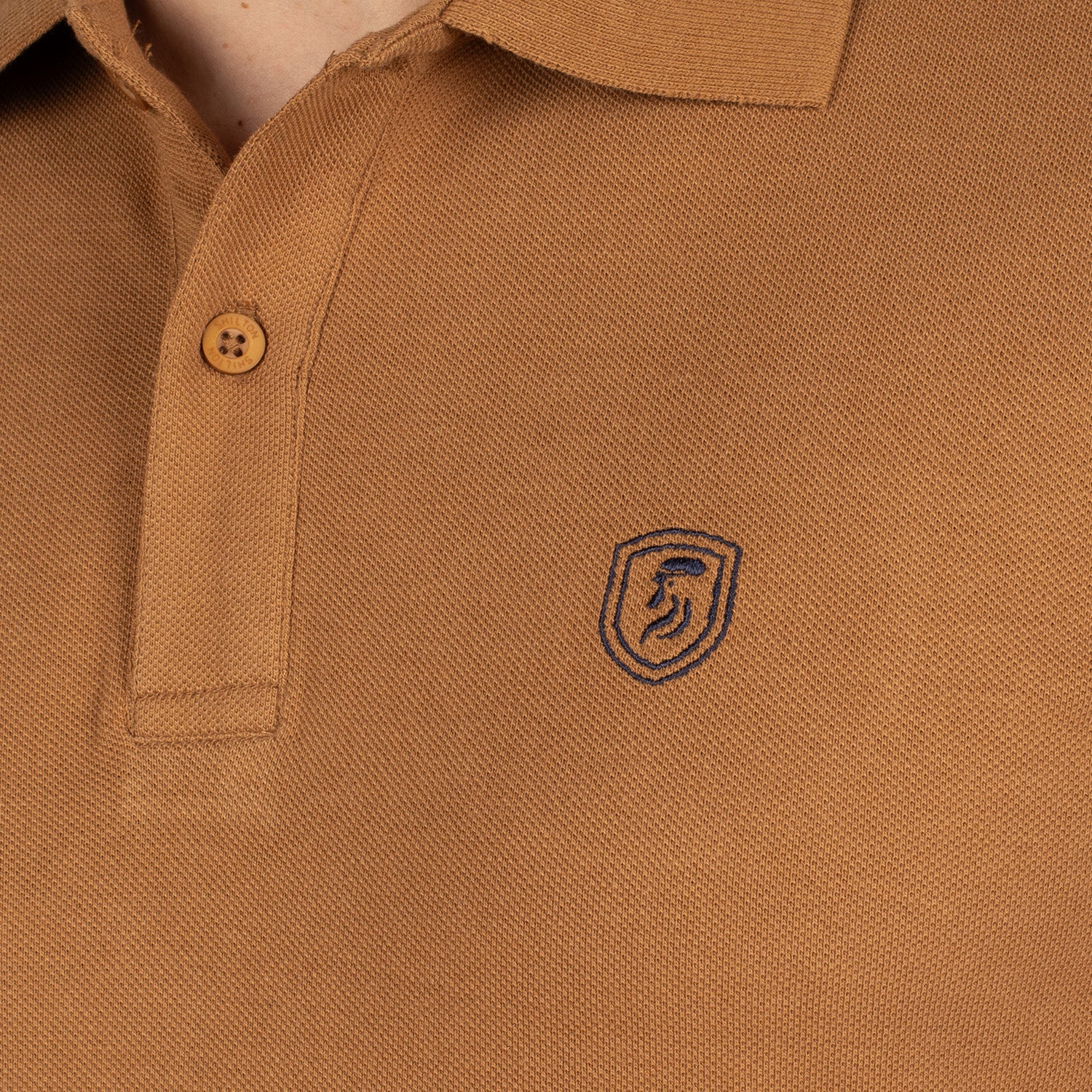 Basic pique polo shirt