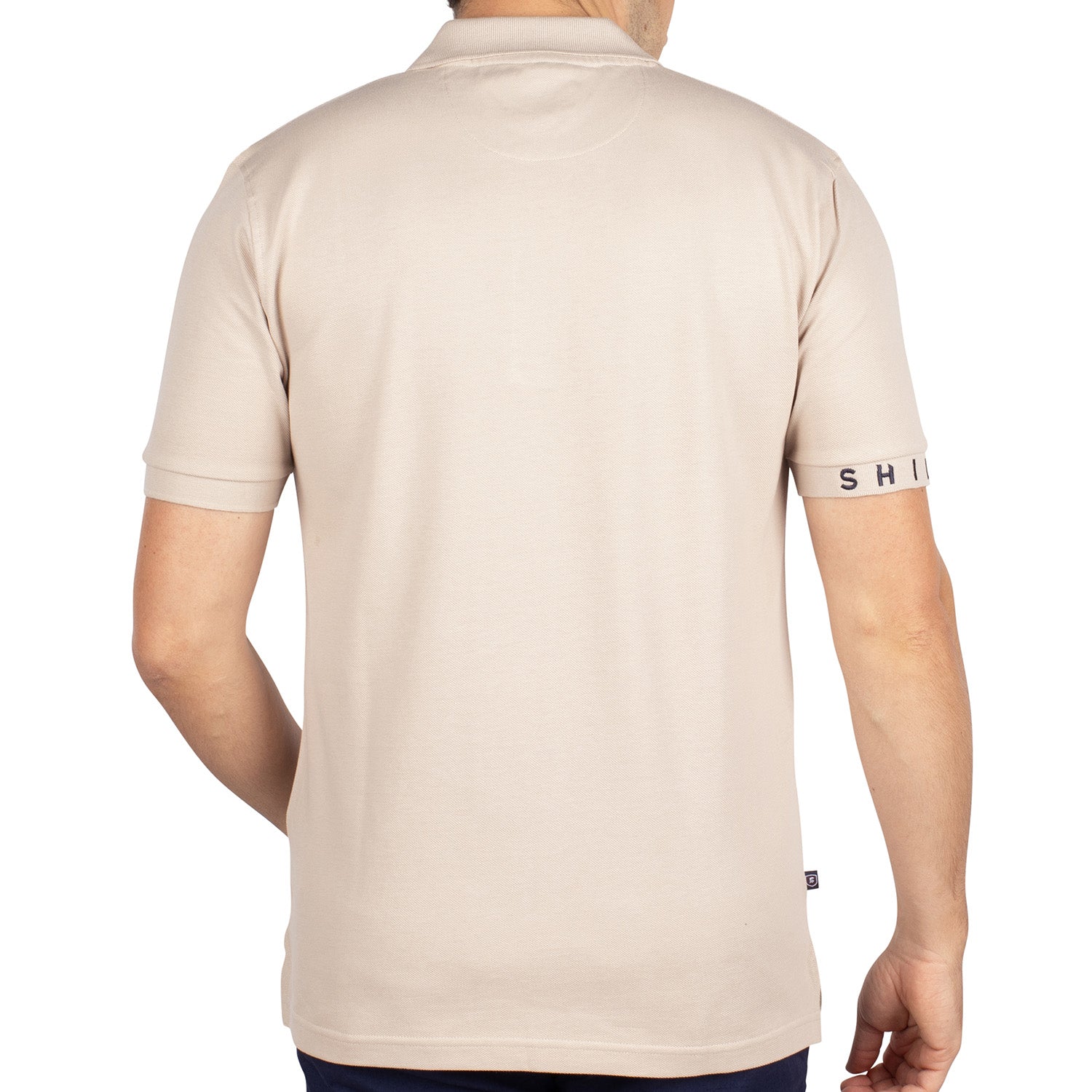 Basic pique polo shirt