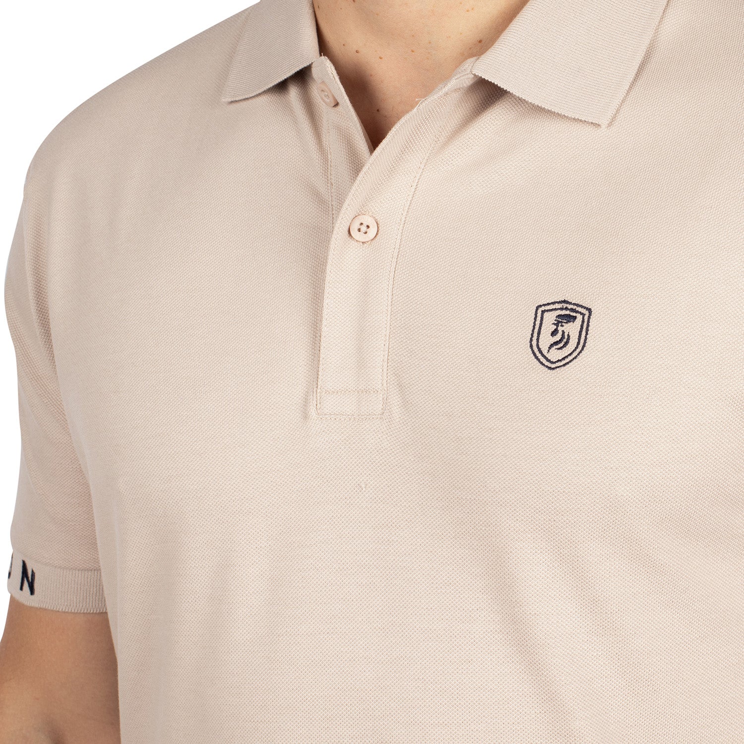 Basic pique polo shirt
