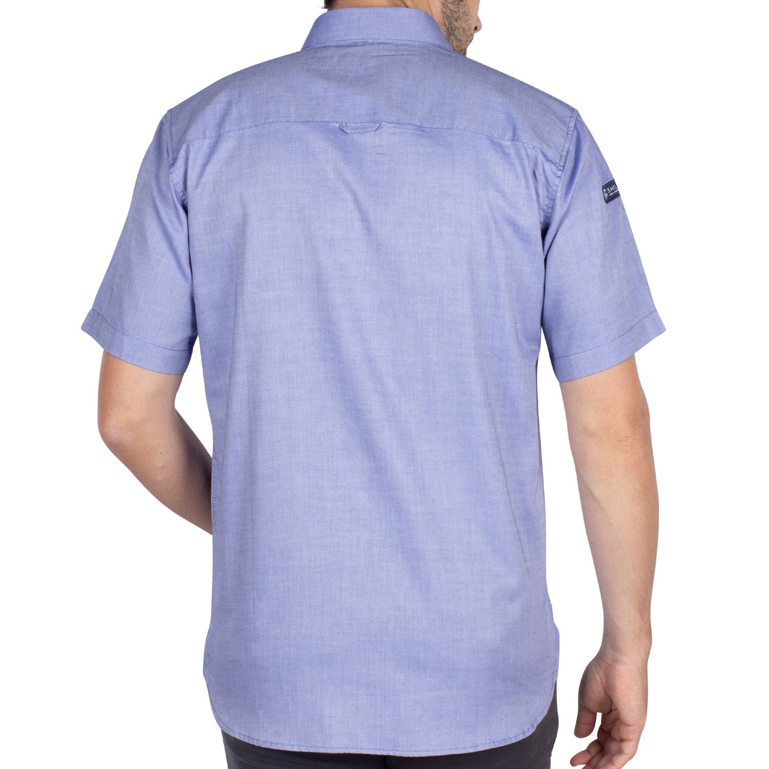 Basic unity Indigo shirt - back view - Shilton