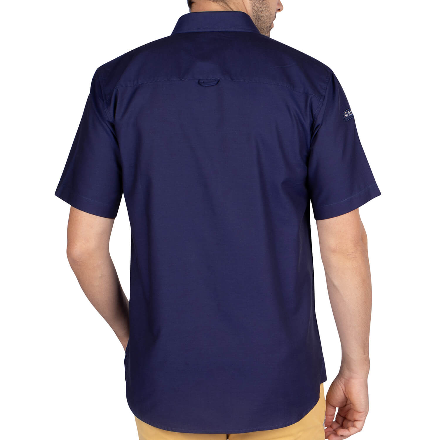 Basic unity Navy shirt - back view - Shilton