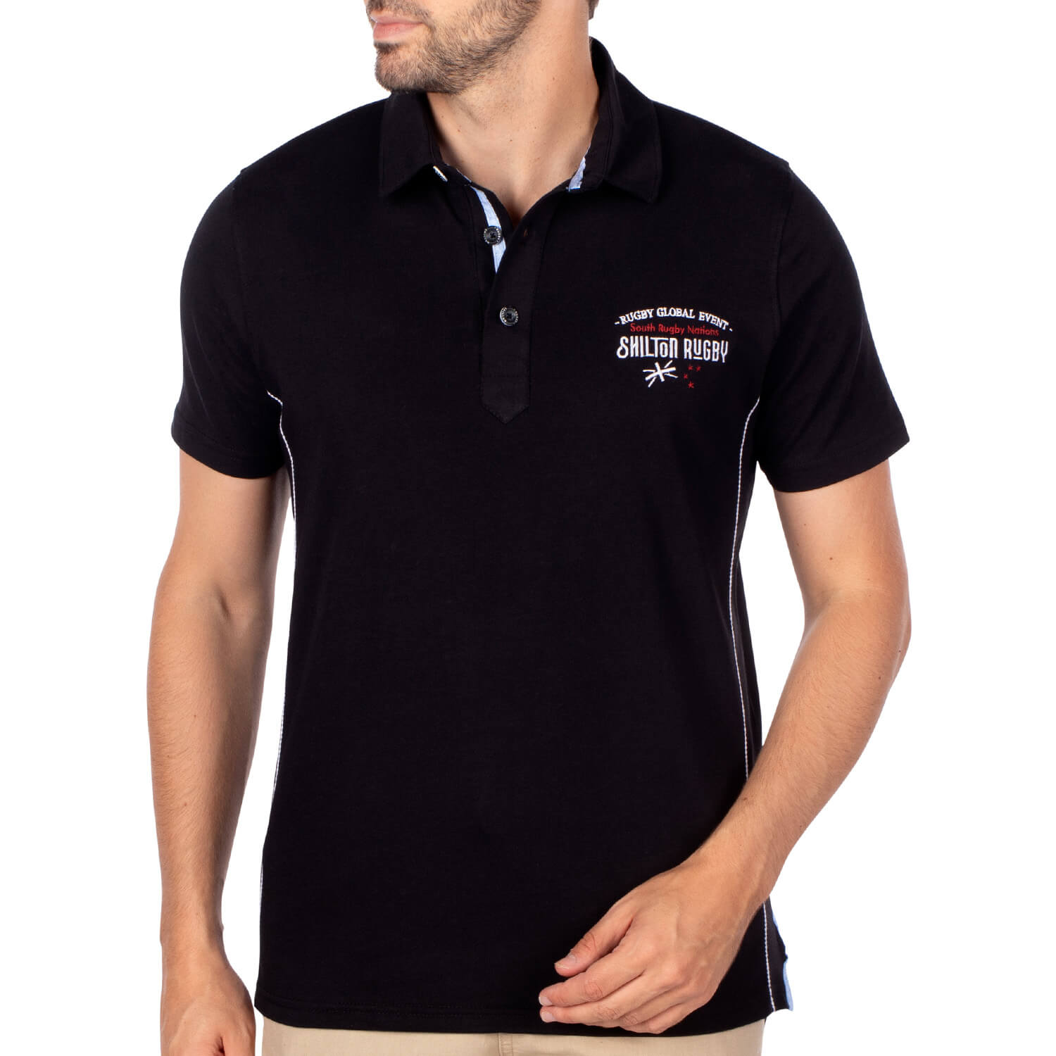 Polo south rugby nations Black - Shilton