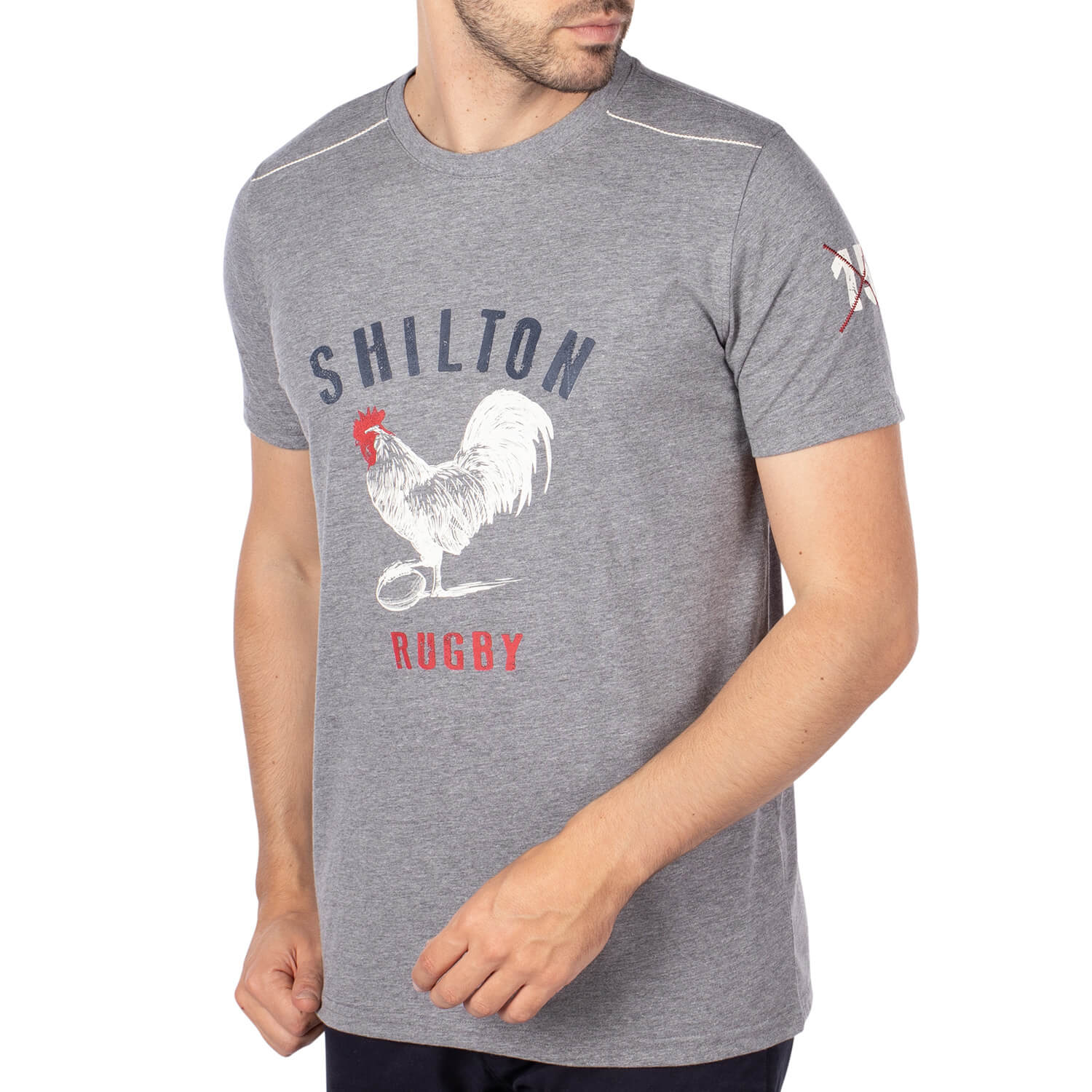 Grey unity rugby T-shirt - Shilton