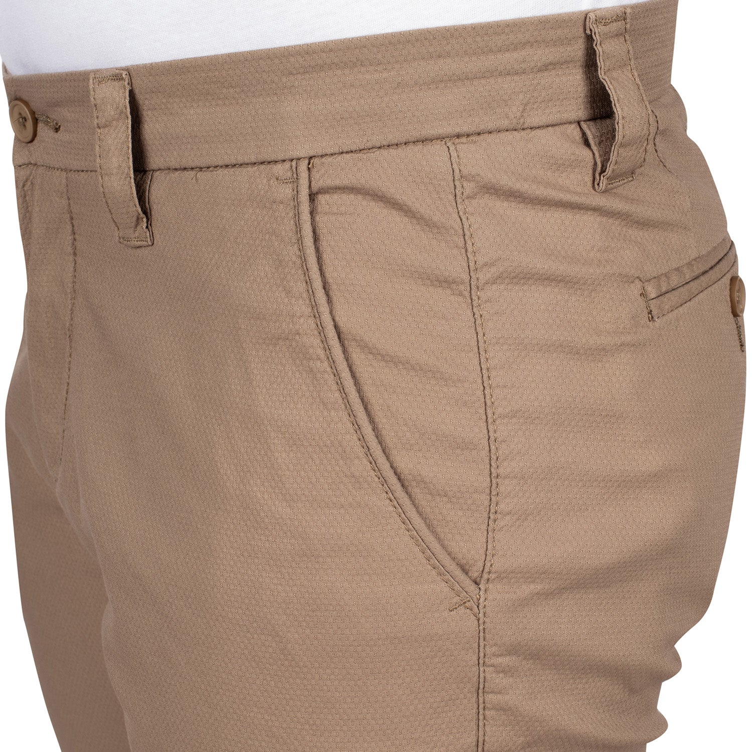 Relief chino shorts
