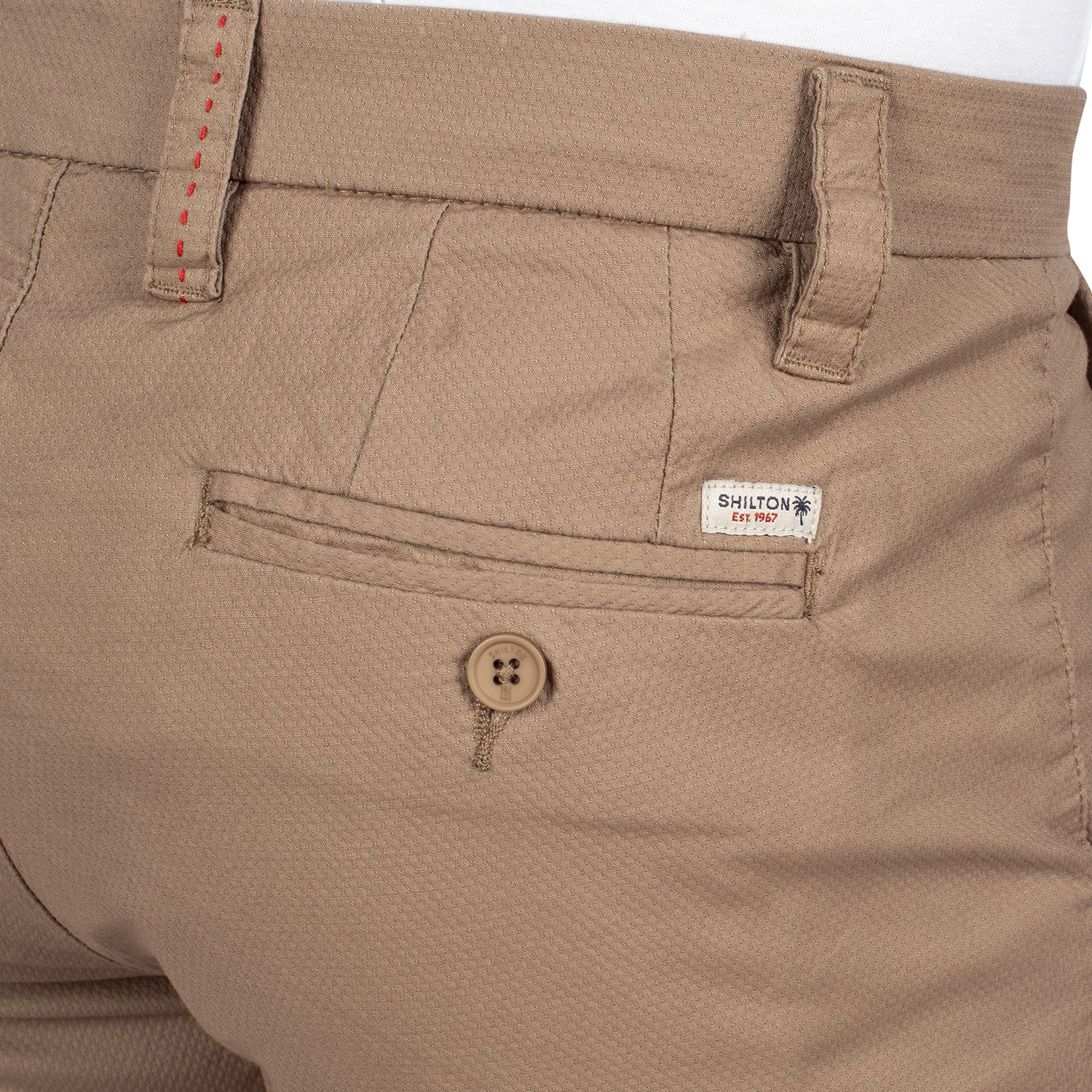 Relief chino shorts