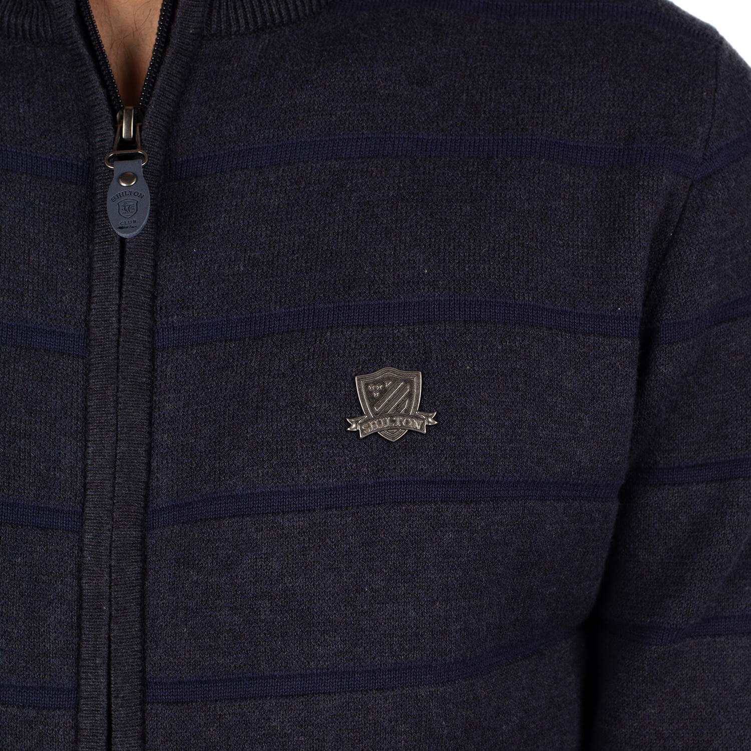 Striped city vest
