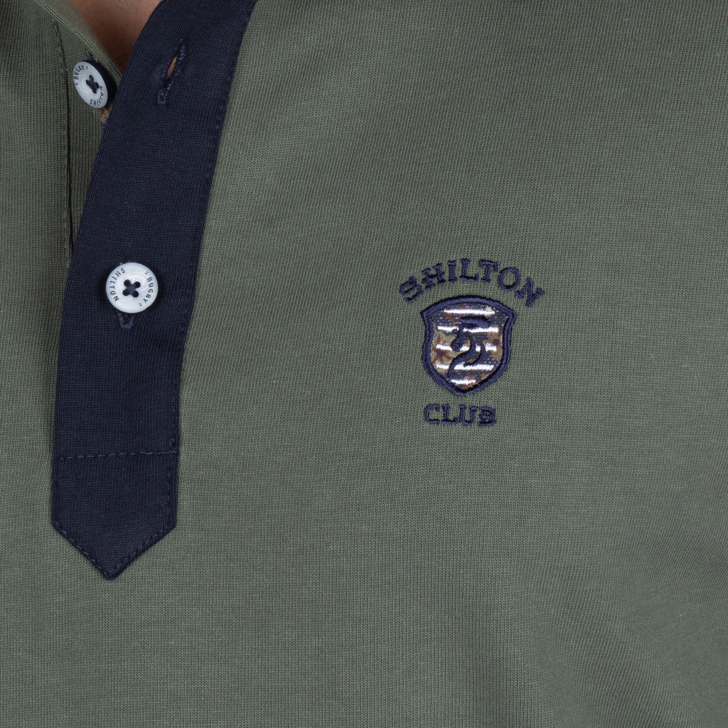 Basic floral polo shirt