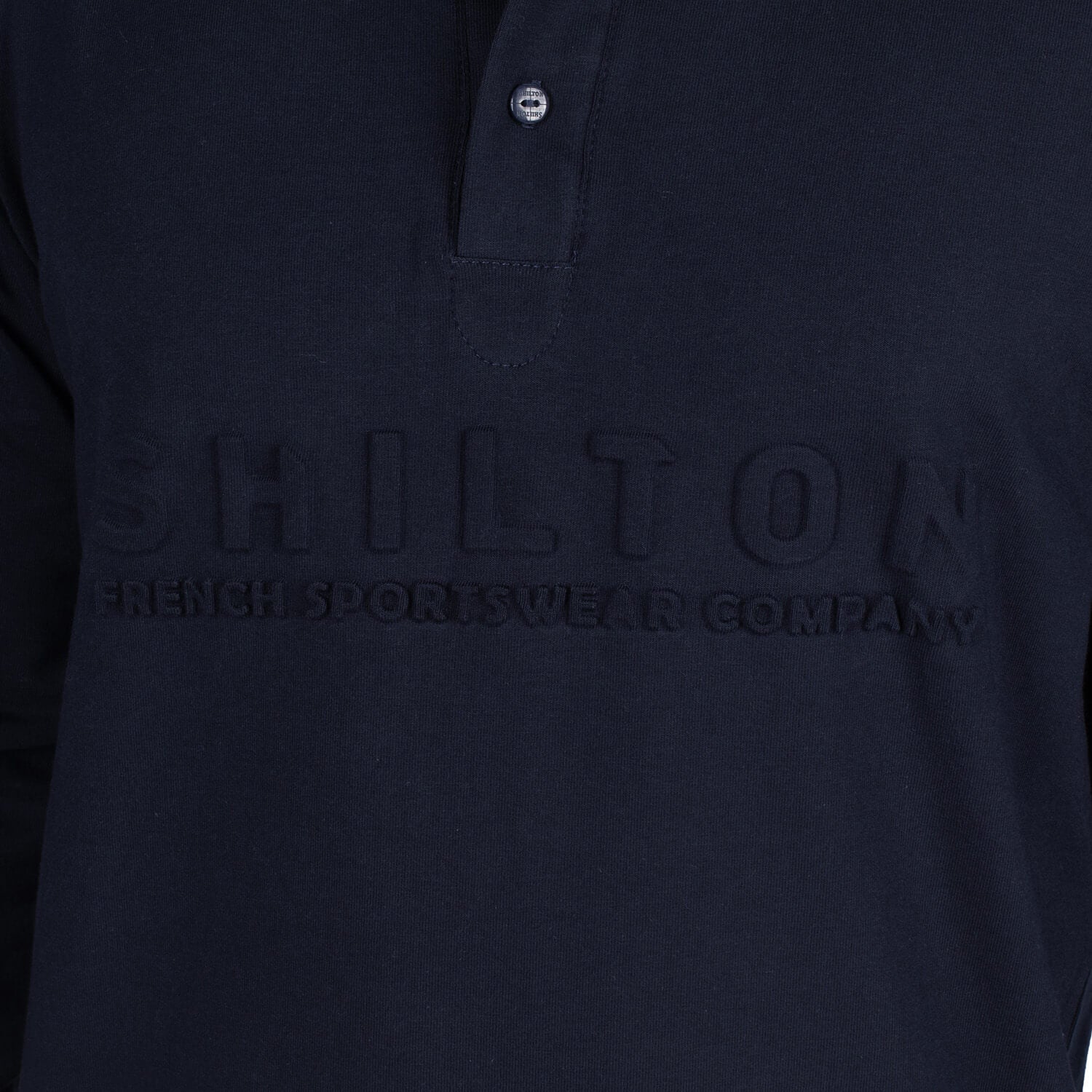 Basic relief polo shirt