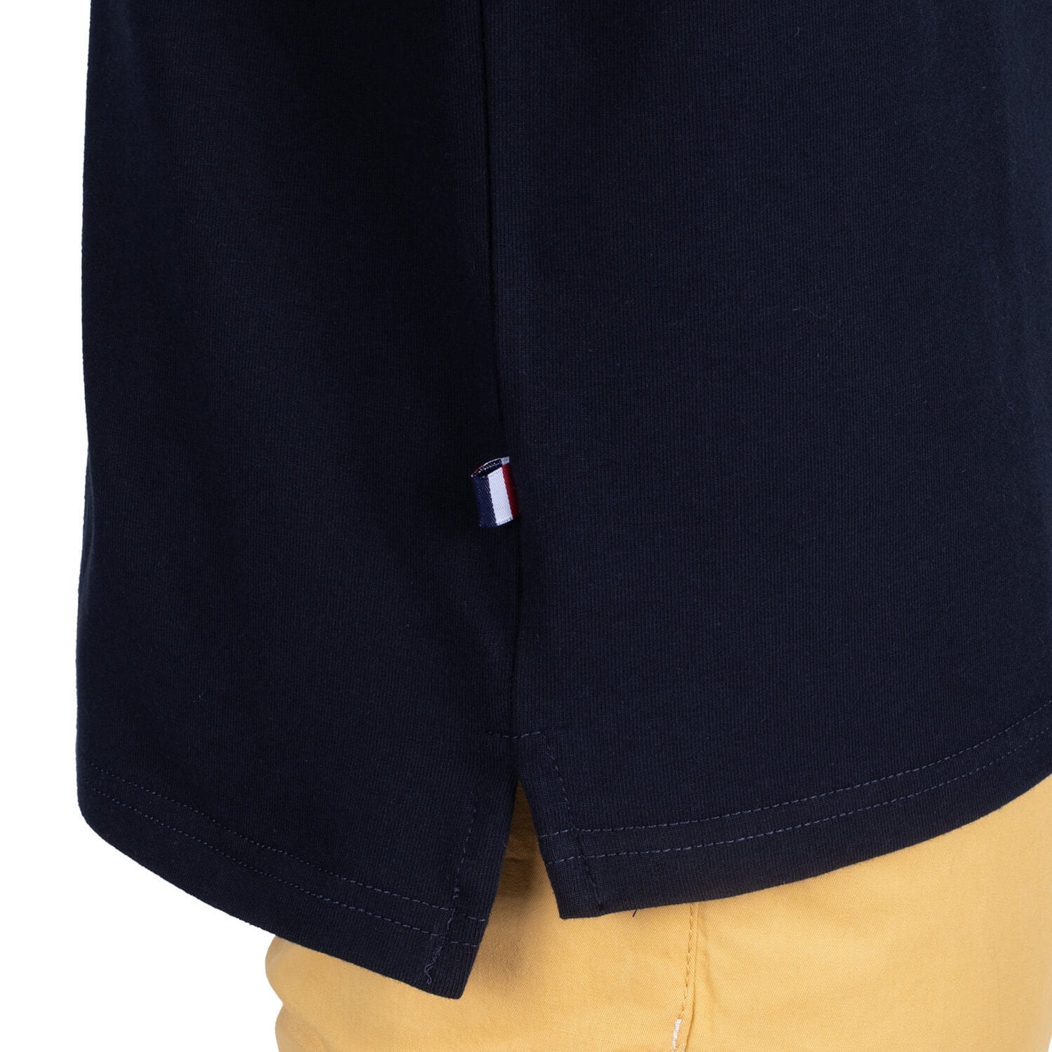 Basic relief polo shirt