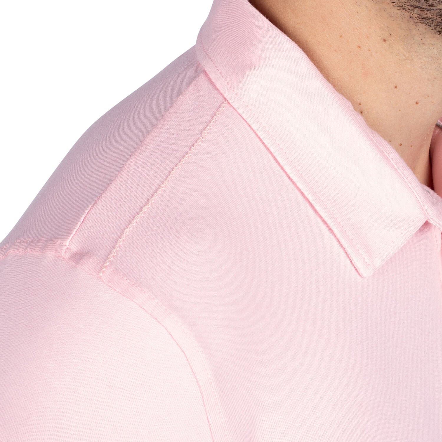 Basic relief polo shirt