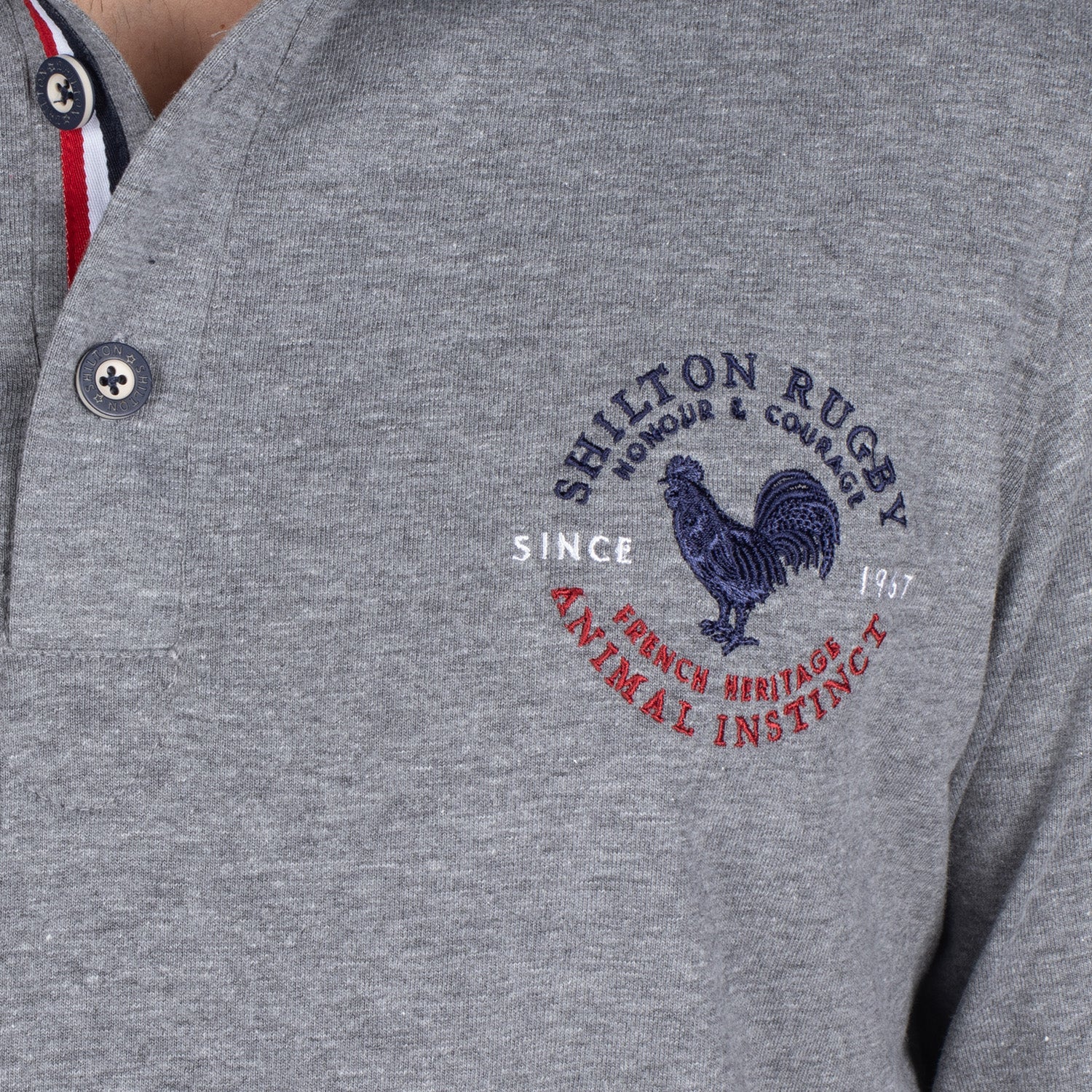 Heritage rugby polo shirt