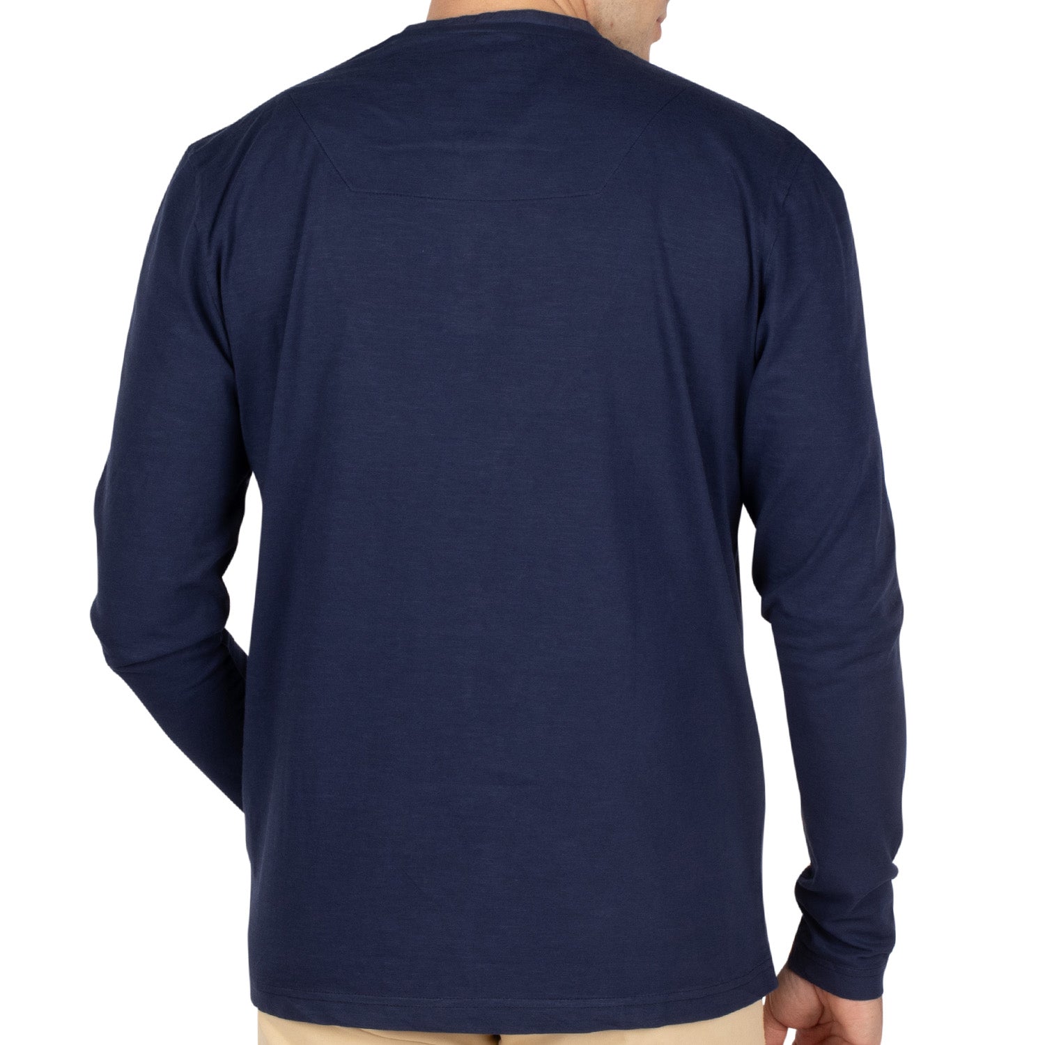 Double mao collar T-shirt