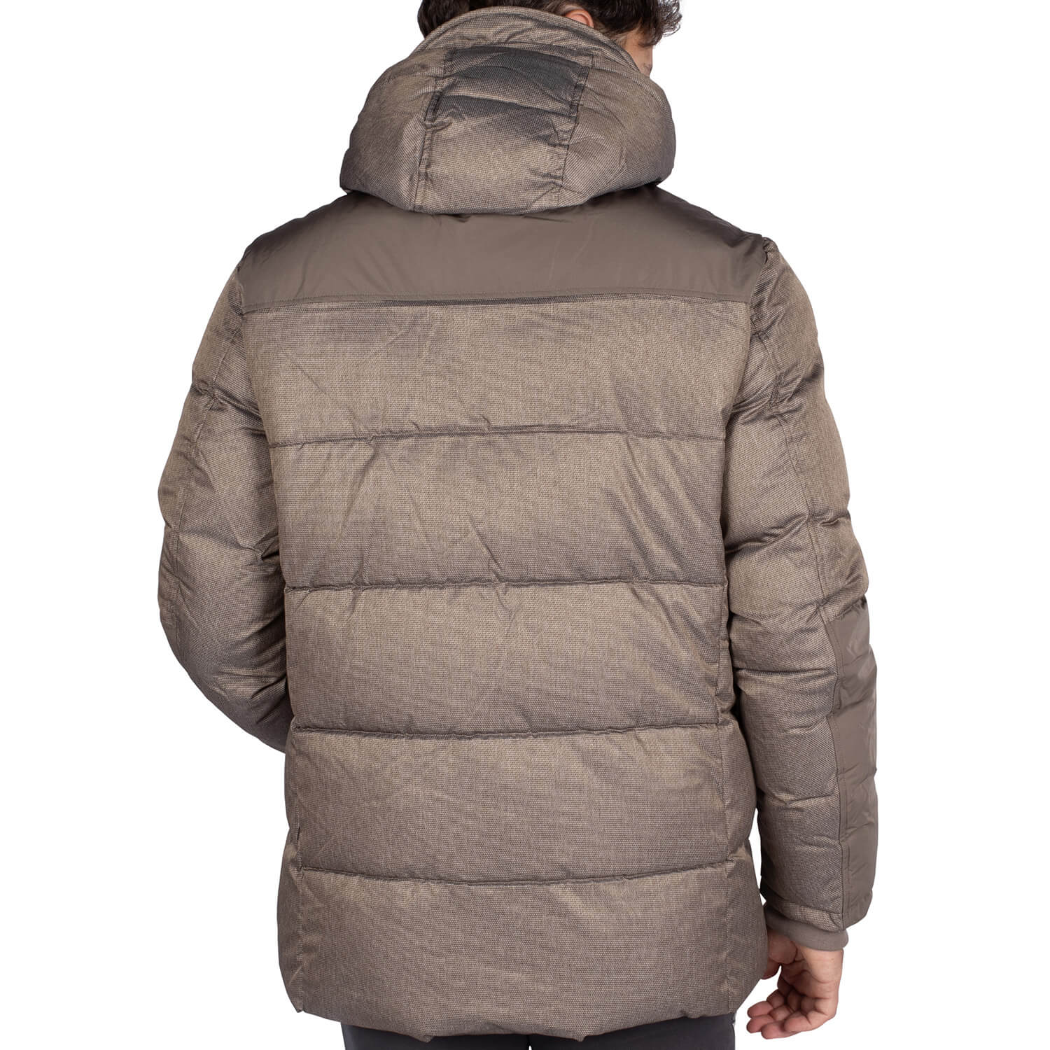 Brown team fur parka - back view - Shilton