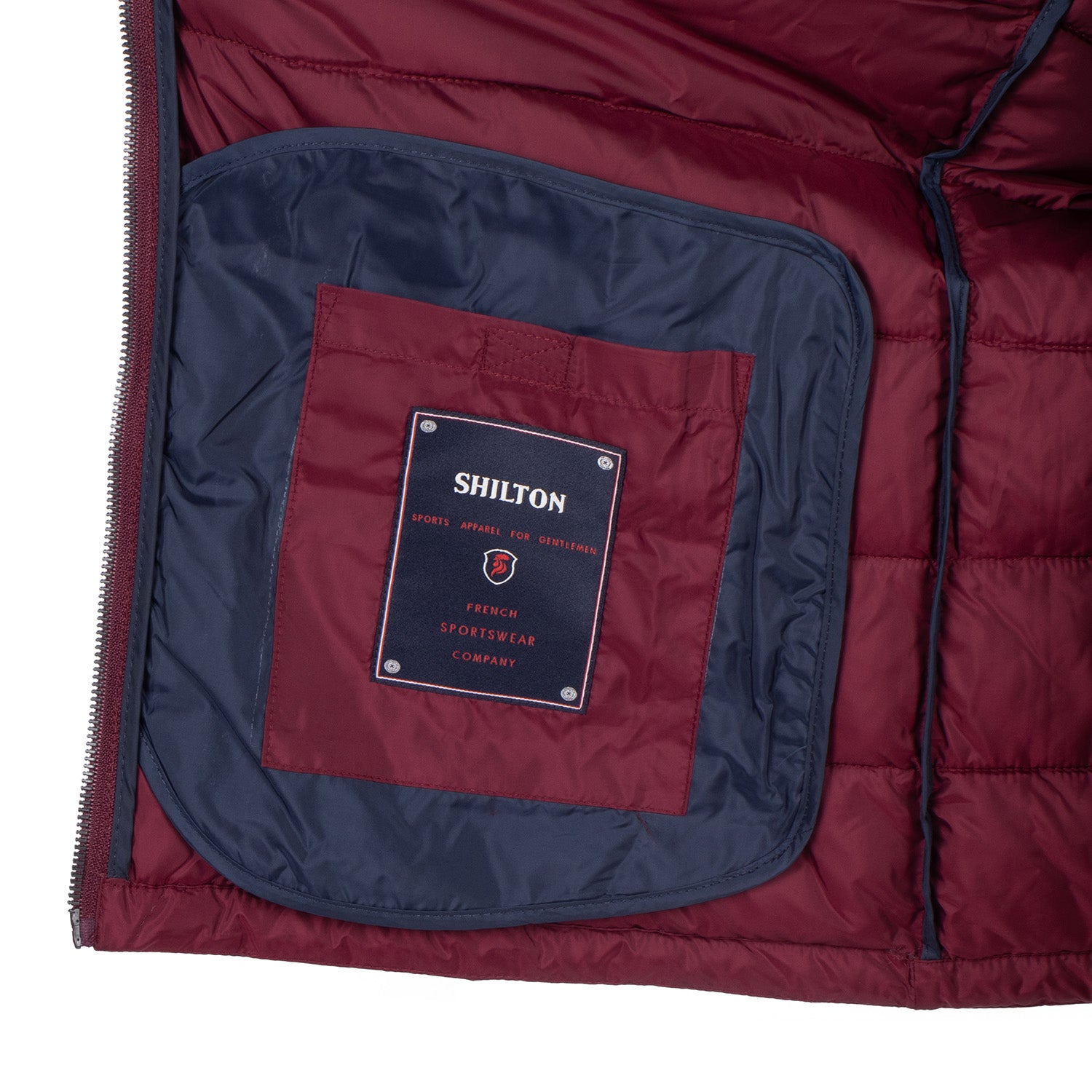 Sleeveless down jacket