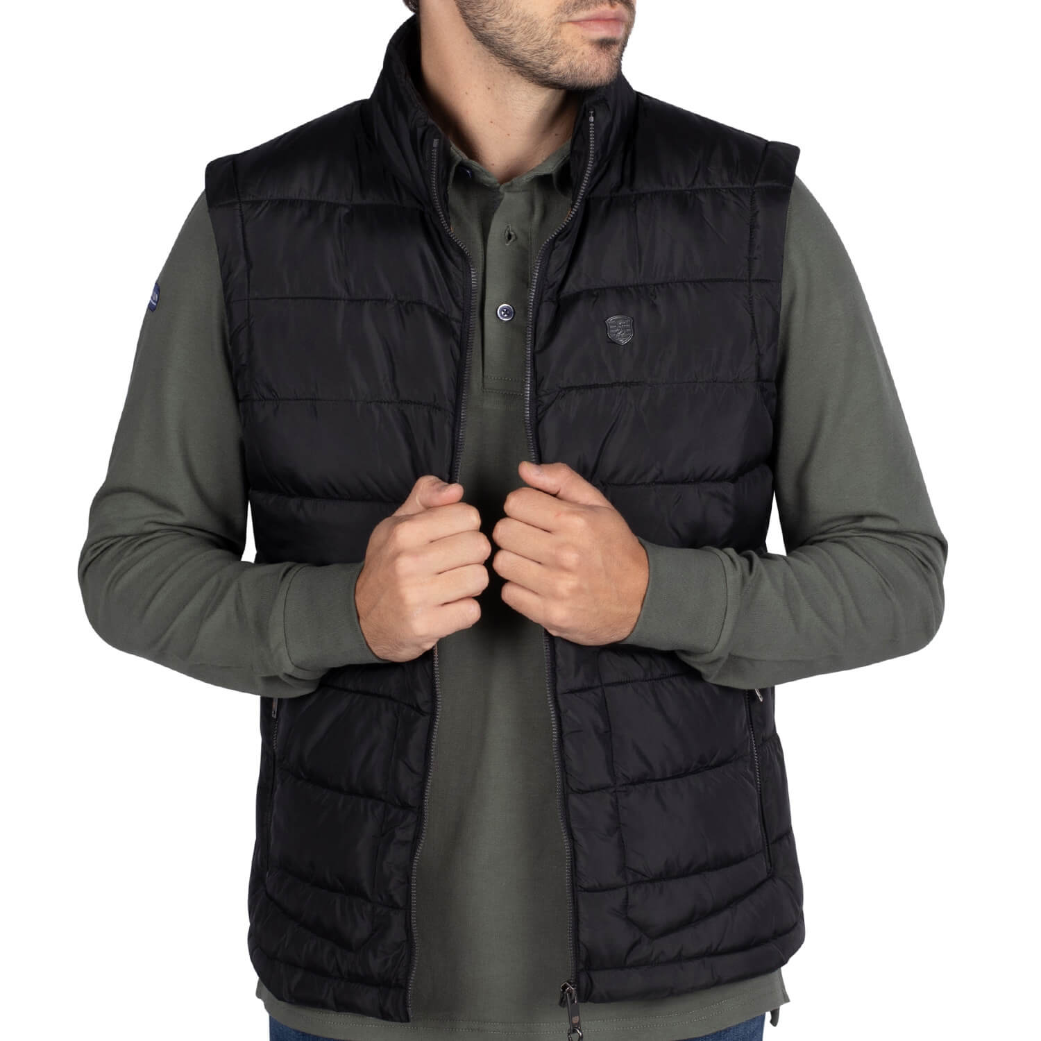 Sleeveless down jacket