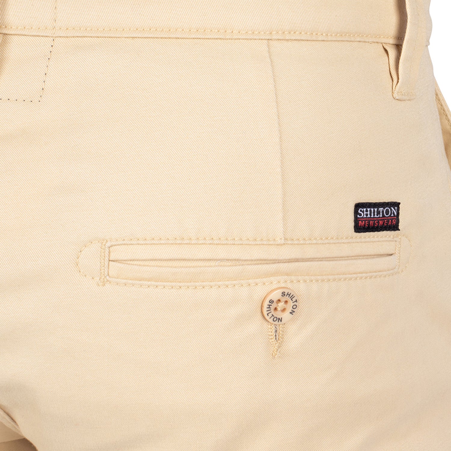 Patch chino pants