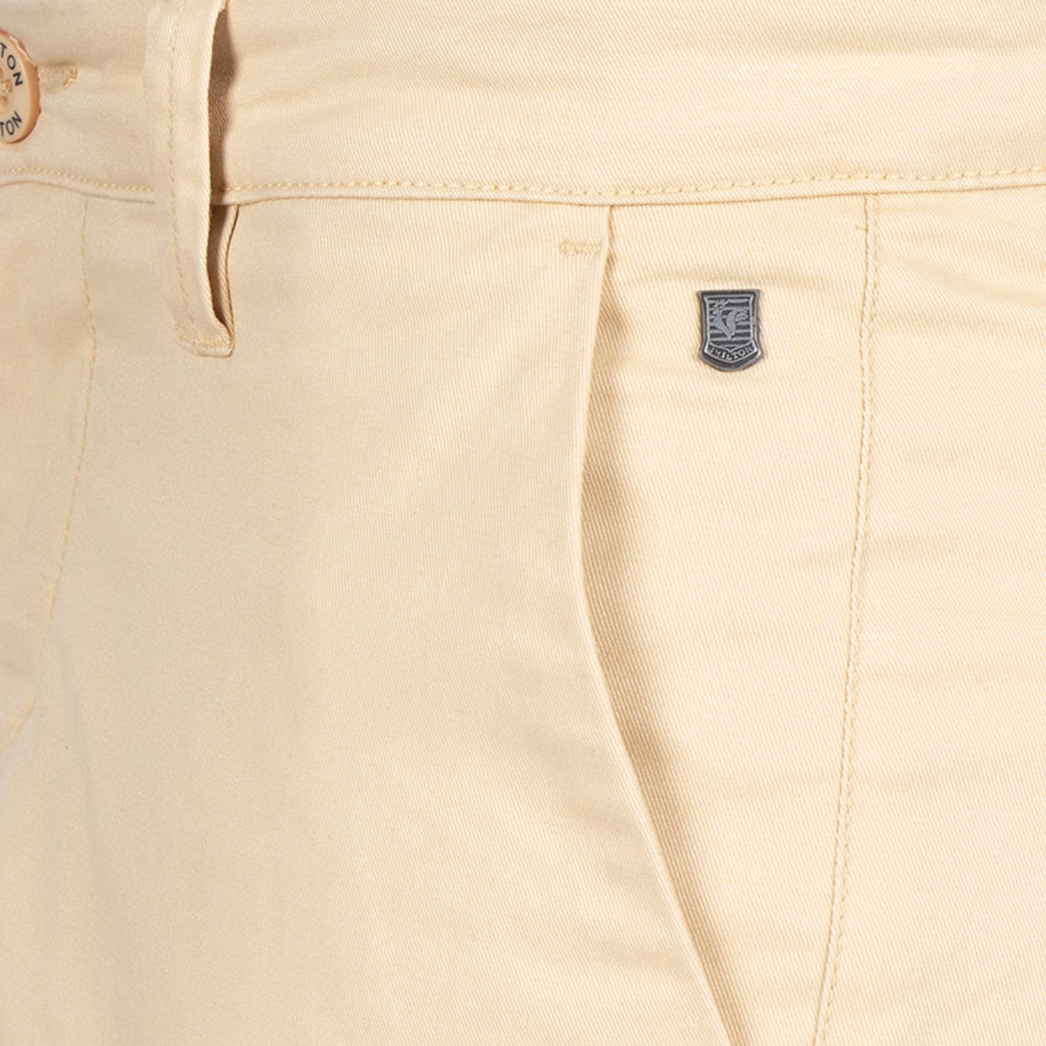 Patch chino pants