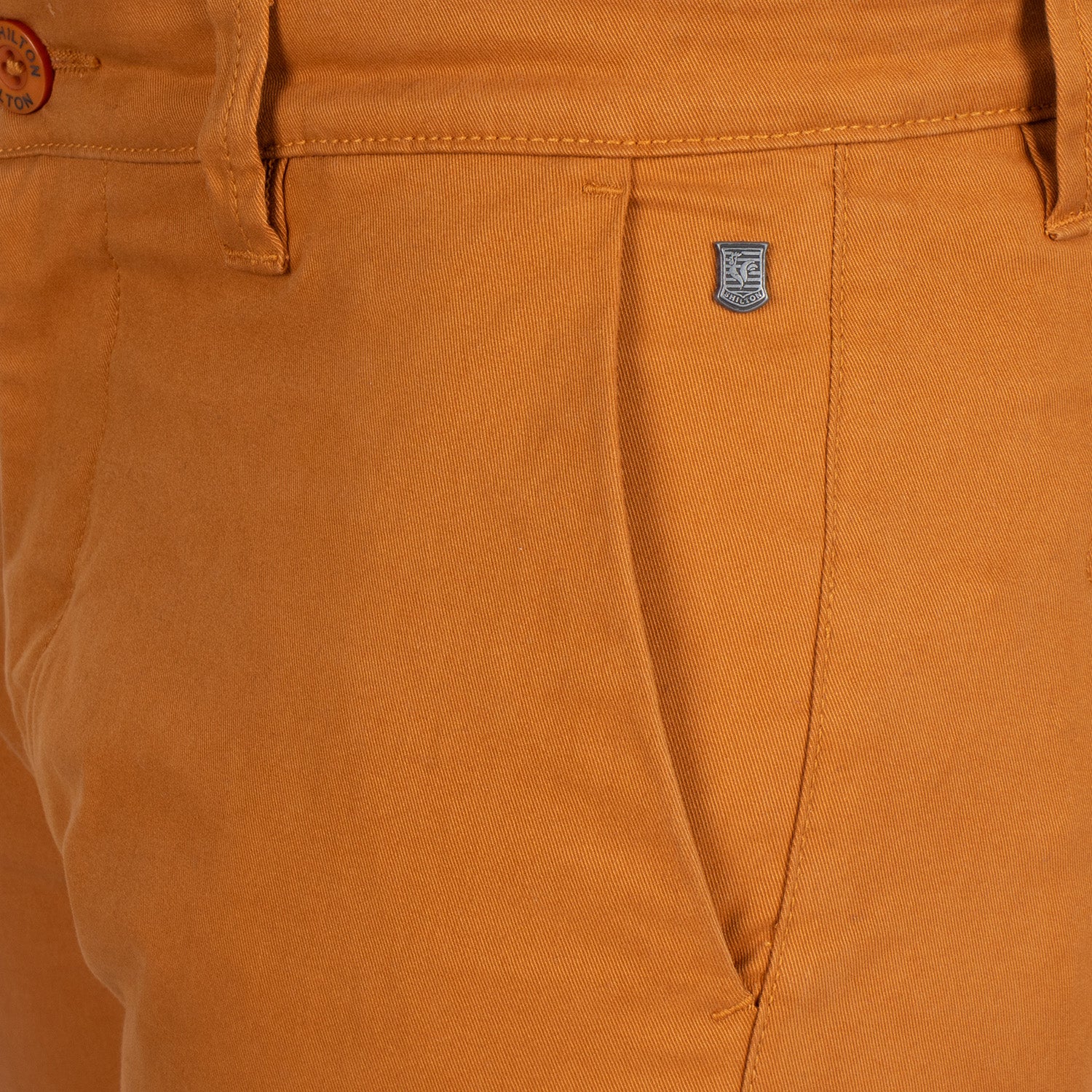 Patch chino pants