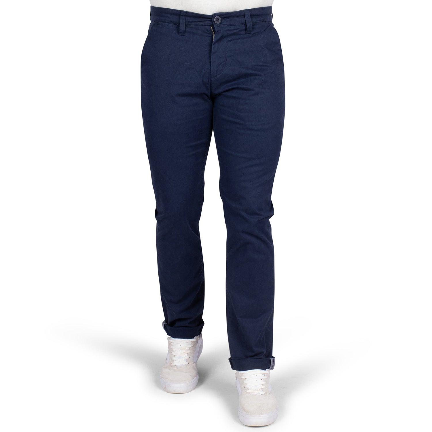 Navy crest chino pants - Shilton